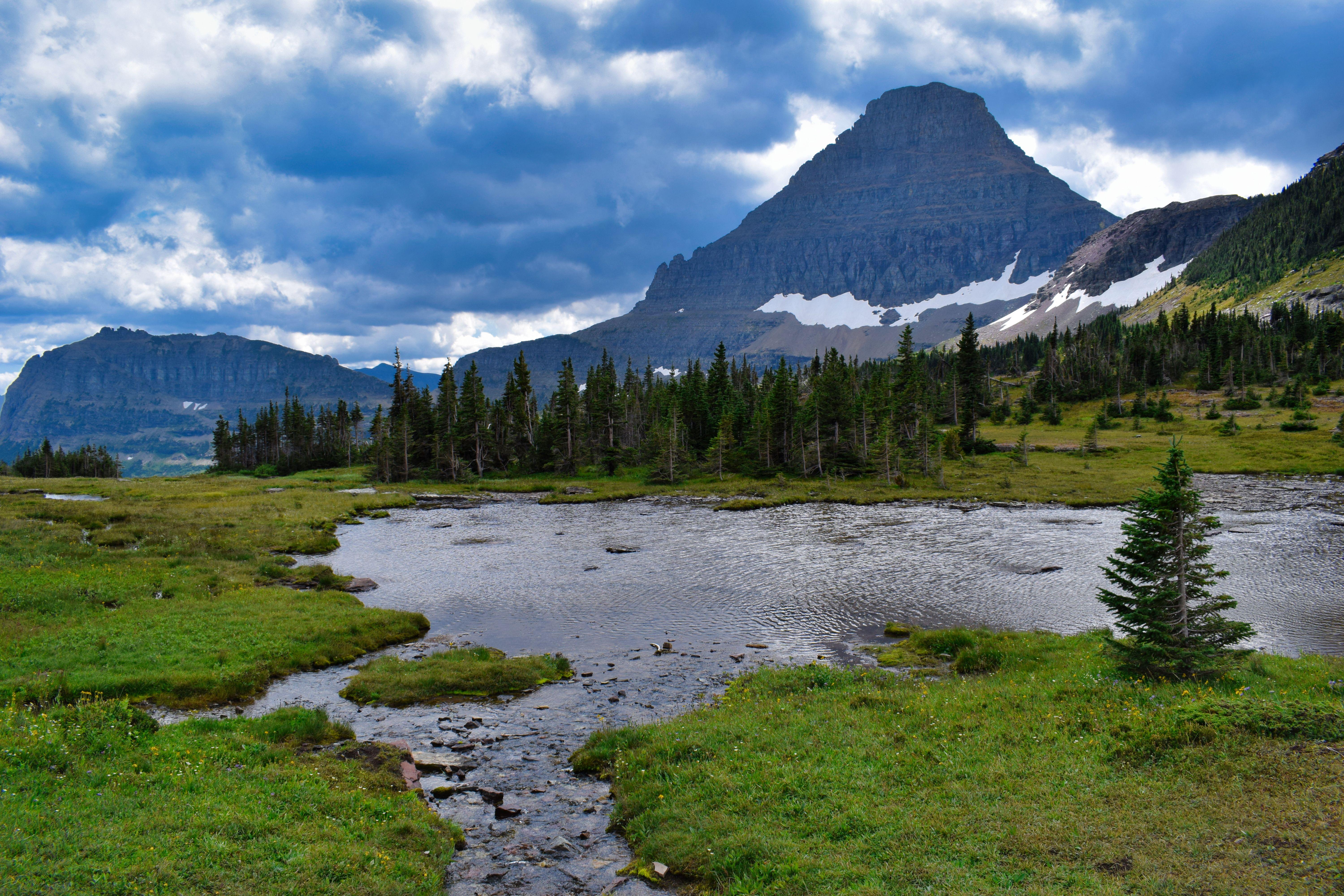 Reynolds Mountain from the Hidden Lake Trail, Glacier National Park