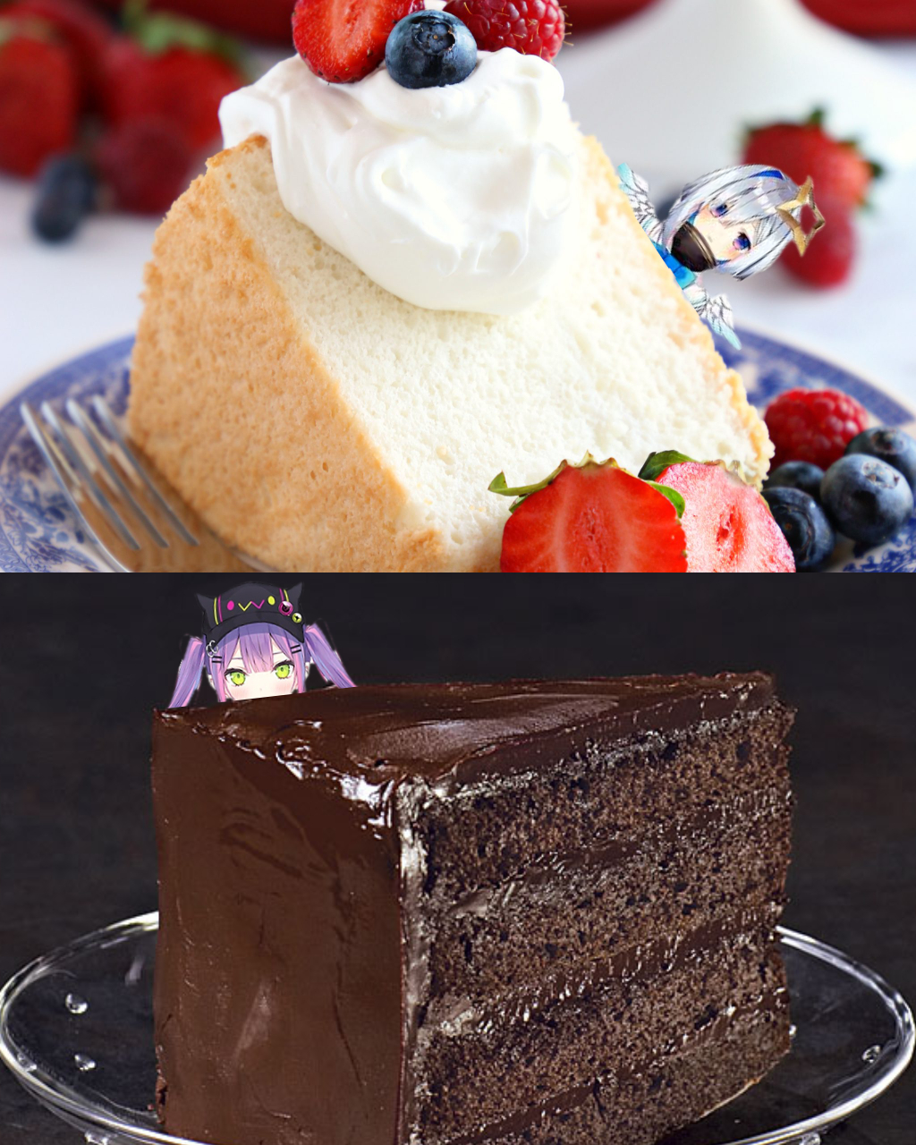Angel Food Cake & Devil's Food Cake r/Hololive