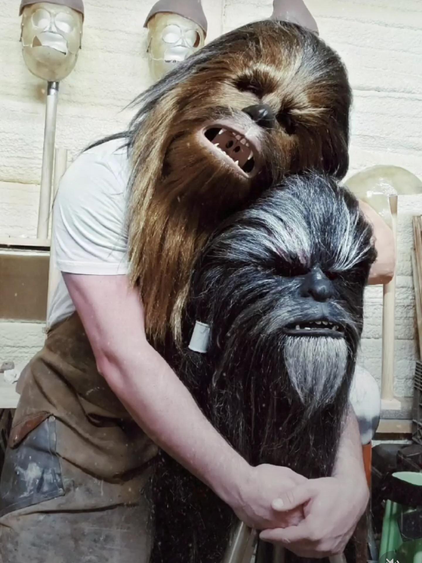 My wife's cousin makes wookie masks and other Star Wars cosplay stuff