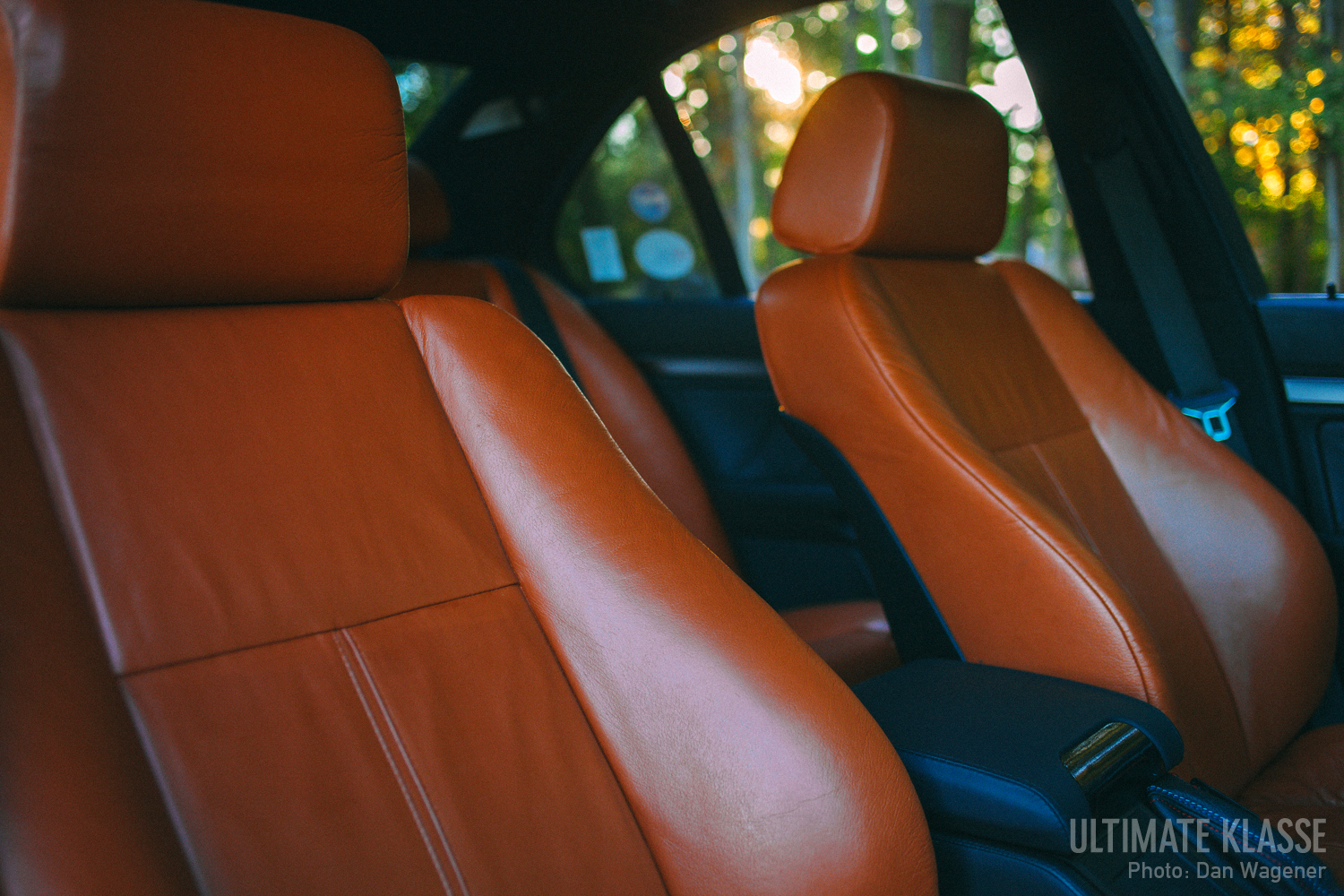 Custom dyed cinnamon seats in my e39 r/BMW