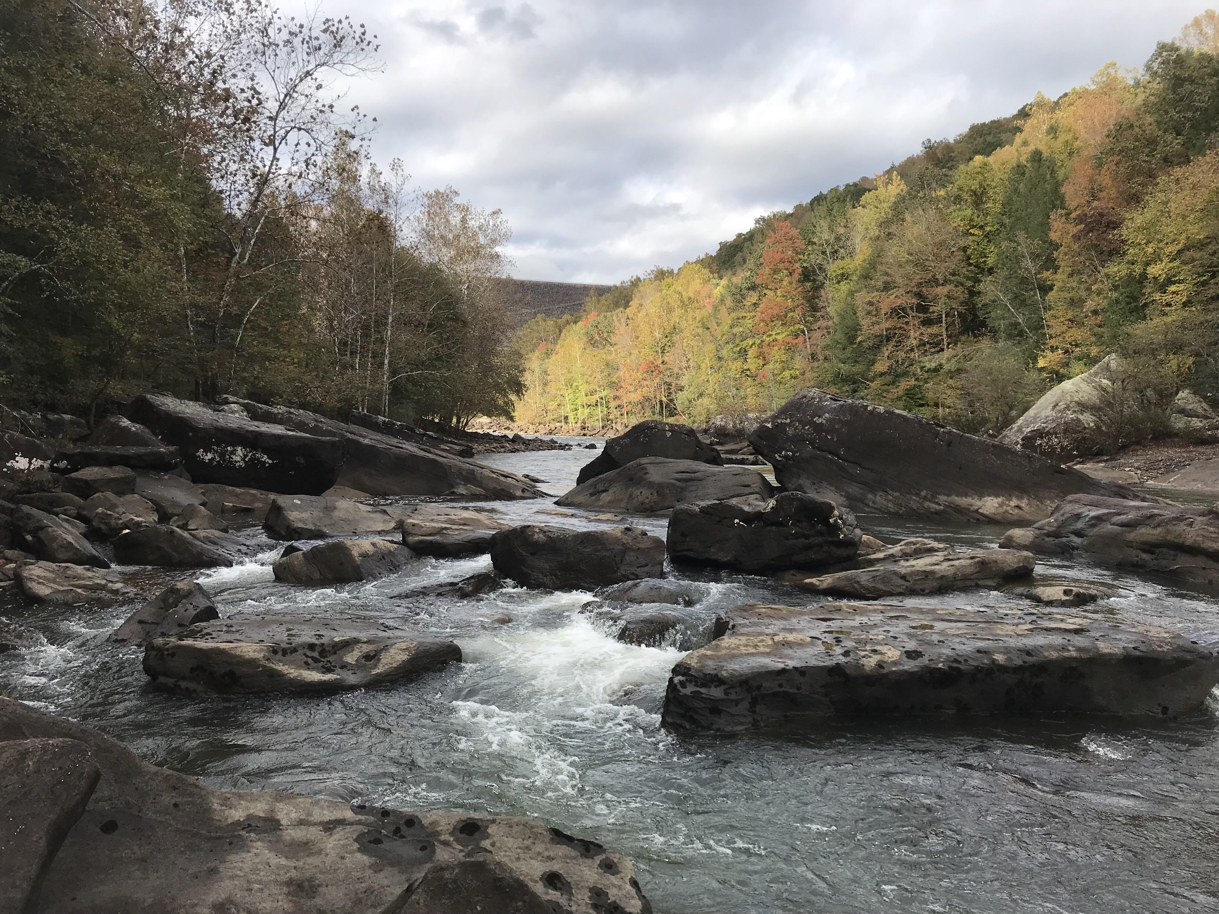 [1536x1024] [OC] The Gauley River, West Virginia. Took this while