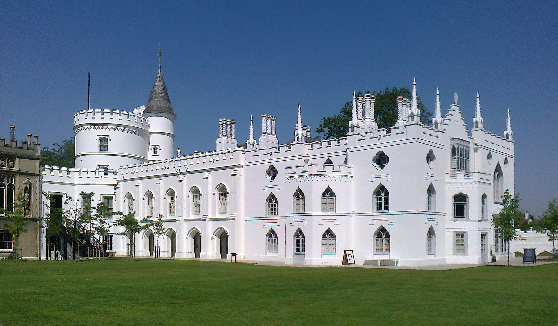 Strawberry Hill House Twickenham, London, UK Gothic Revival villa built by Horace Walpole in