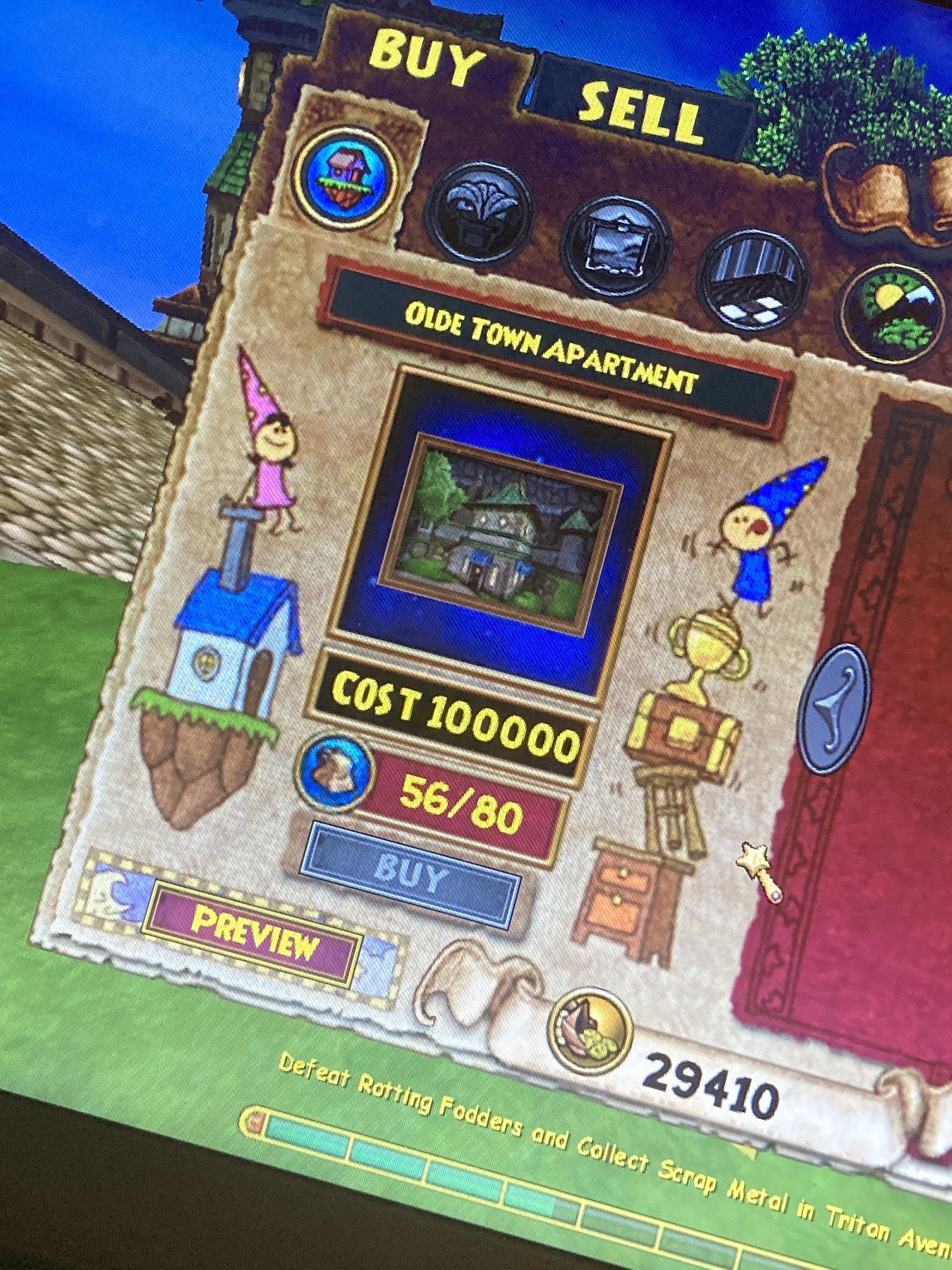 I love that Olde Town apartments are just like real ones. Tiny and way