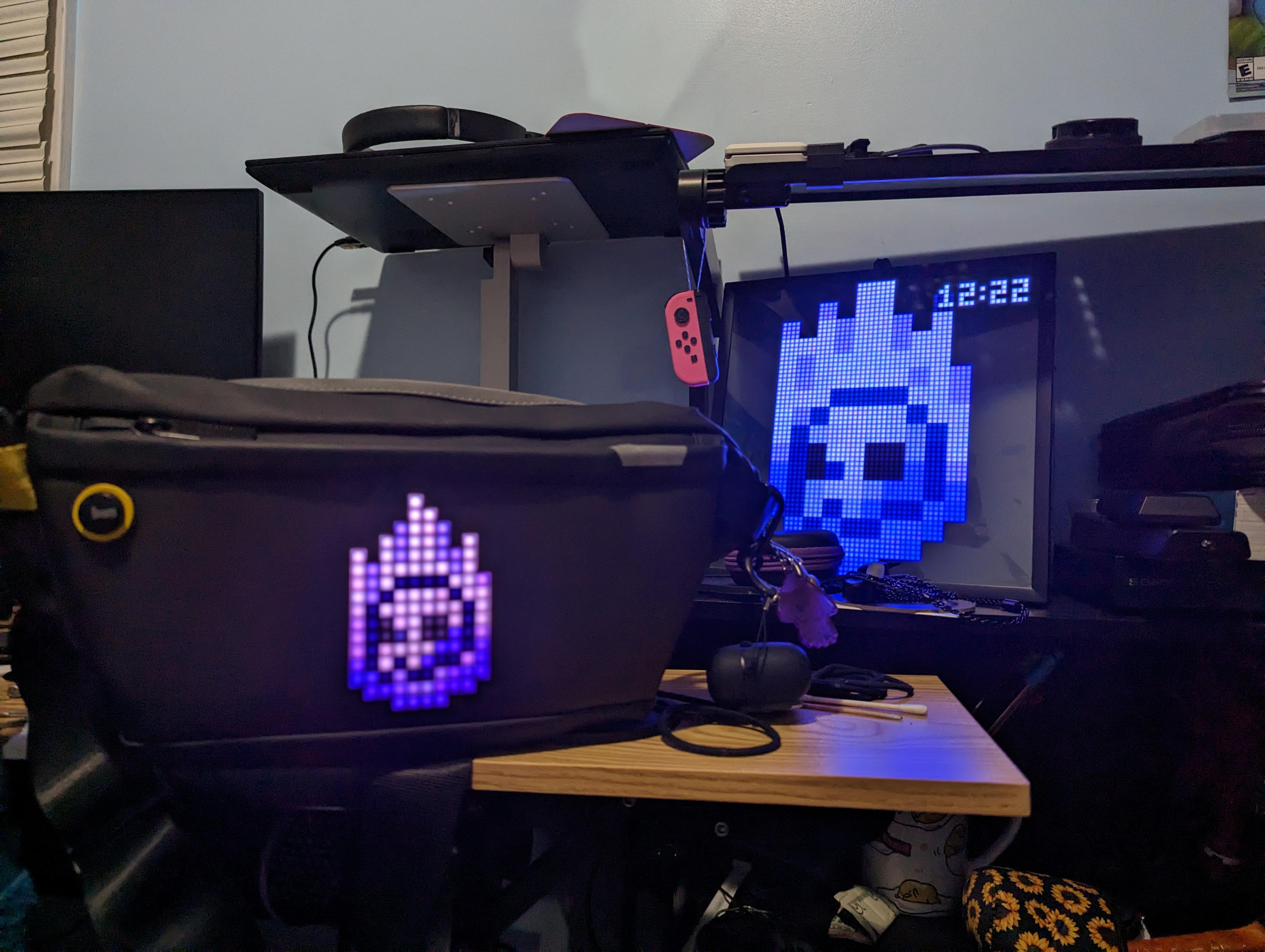 Is the color temp of the Pixoo64 supposed to match other Divoom