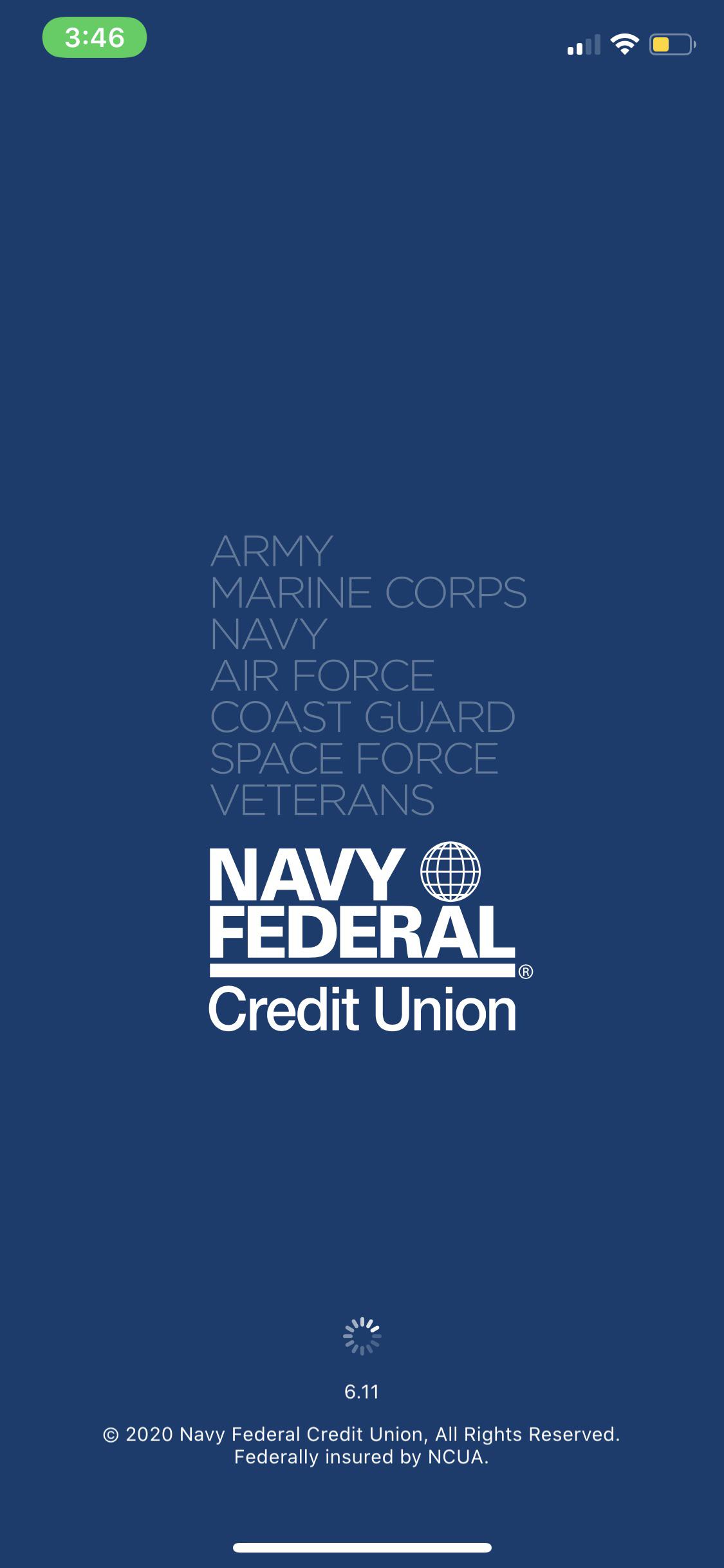 The official Navy Federal banking app includes Space Force r/SpaceForce