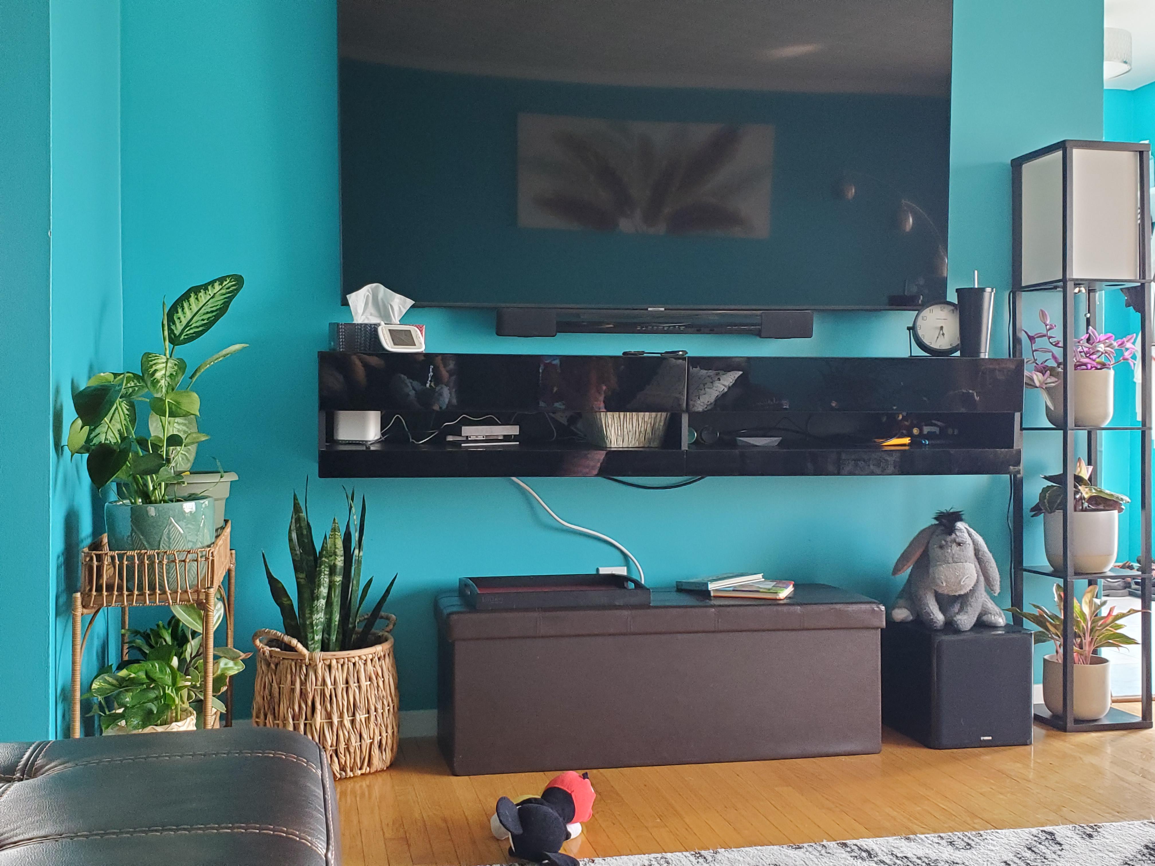 Unfortunately I live in a semi detached house and only have a west