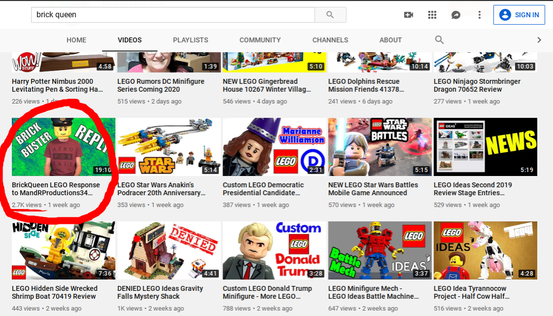 Congrats on giving Brick Queen some views! r/MandRproductions