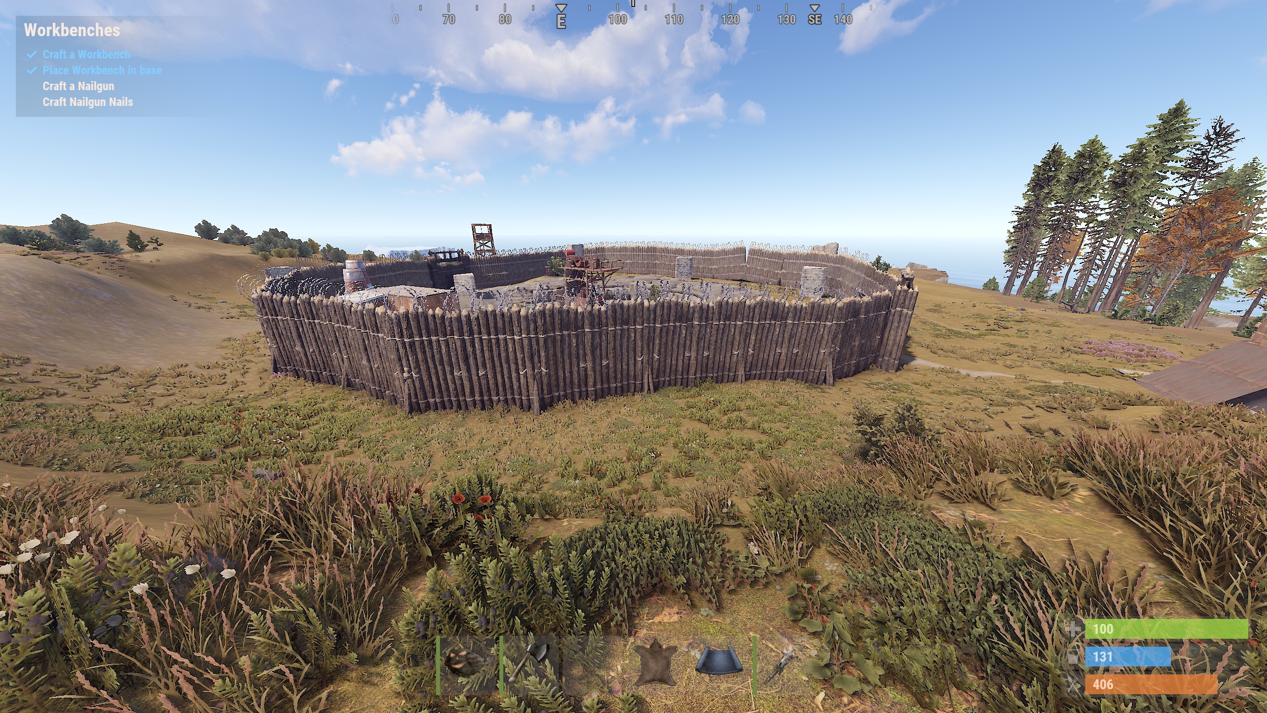 Why exactly is it possible to completely and very easily wall in the