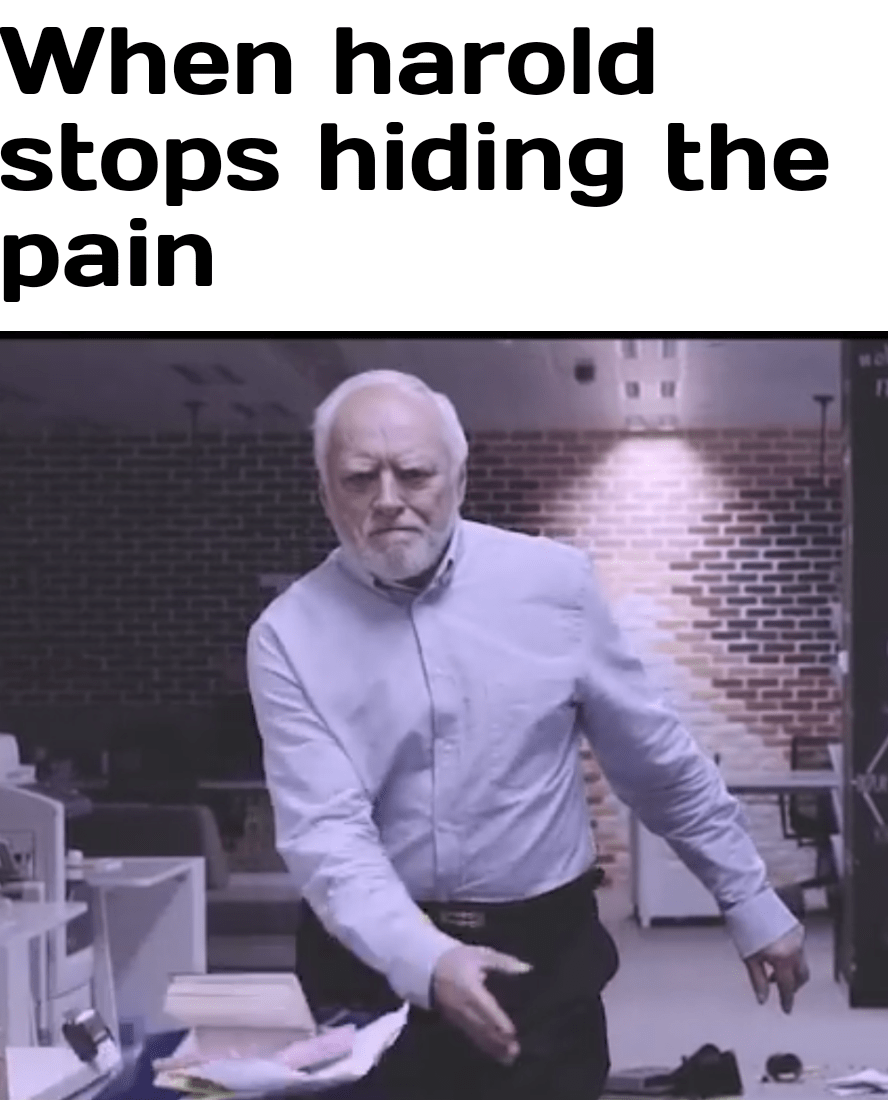 Angry Harold Scary r/dankmemes