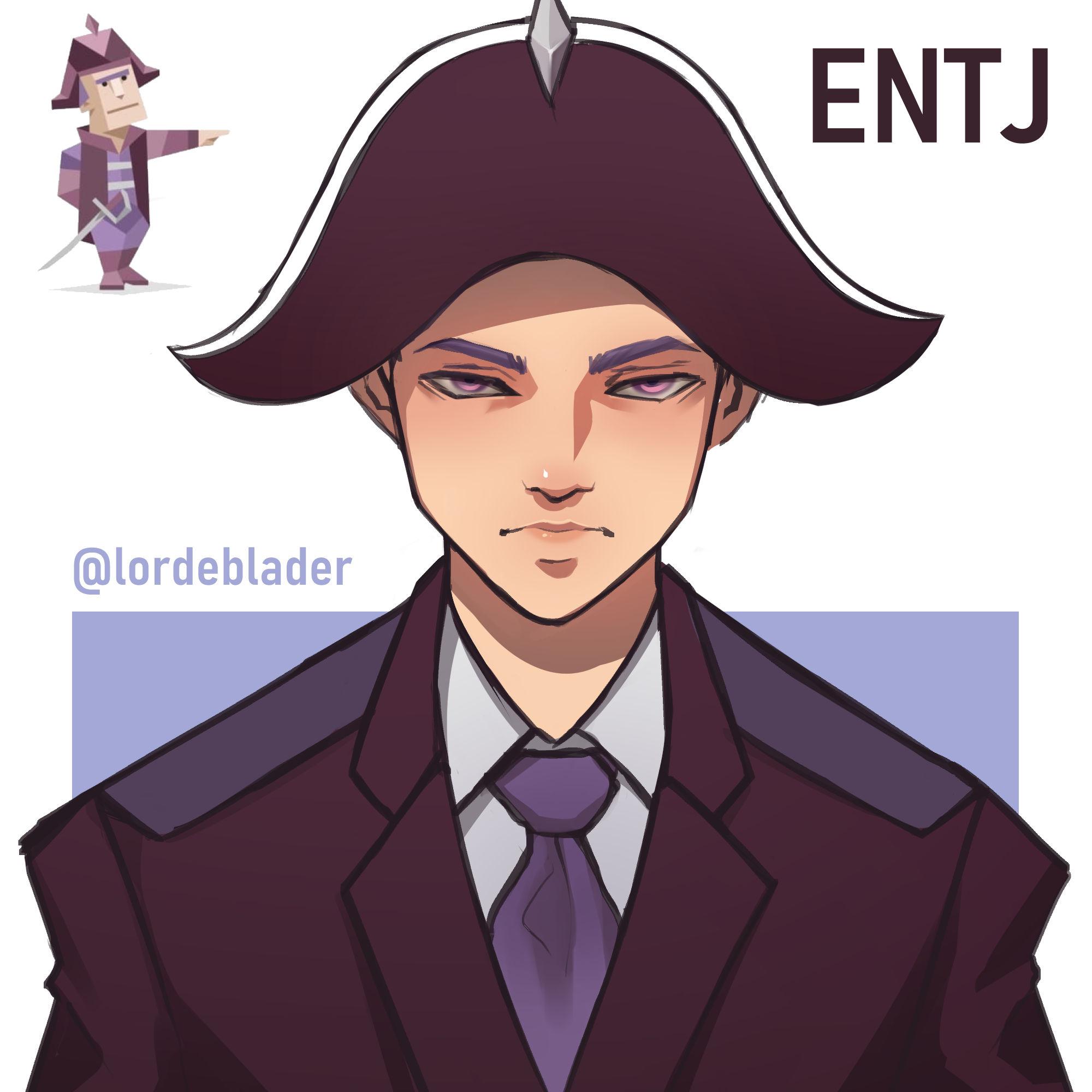 Male ENTJ drawing r/mbti