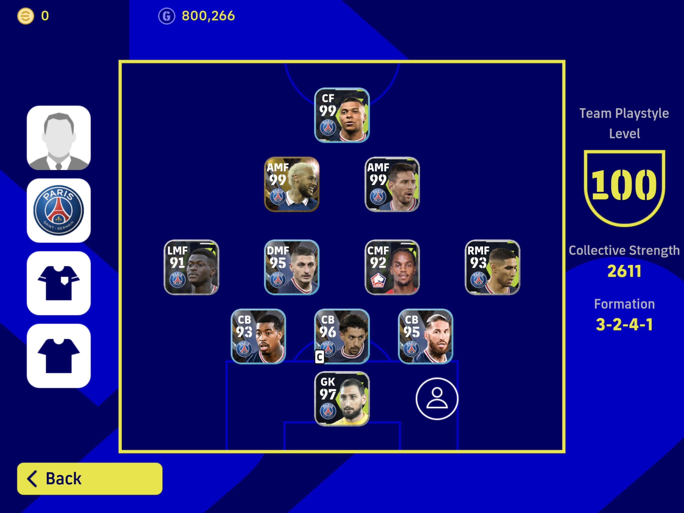 This formation for PSG works very realistic! Just like the team of