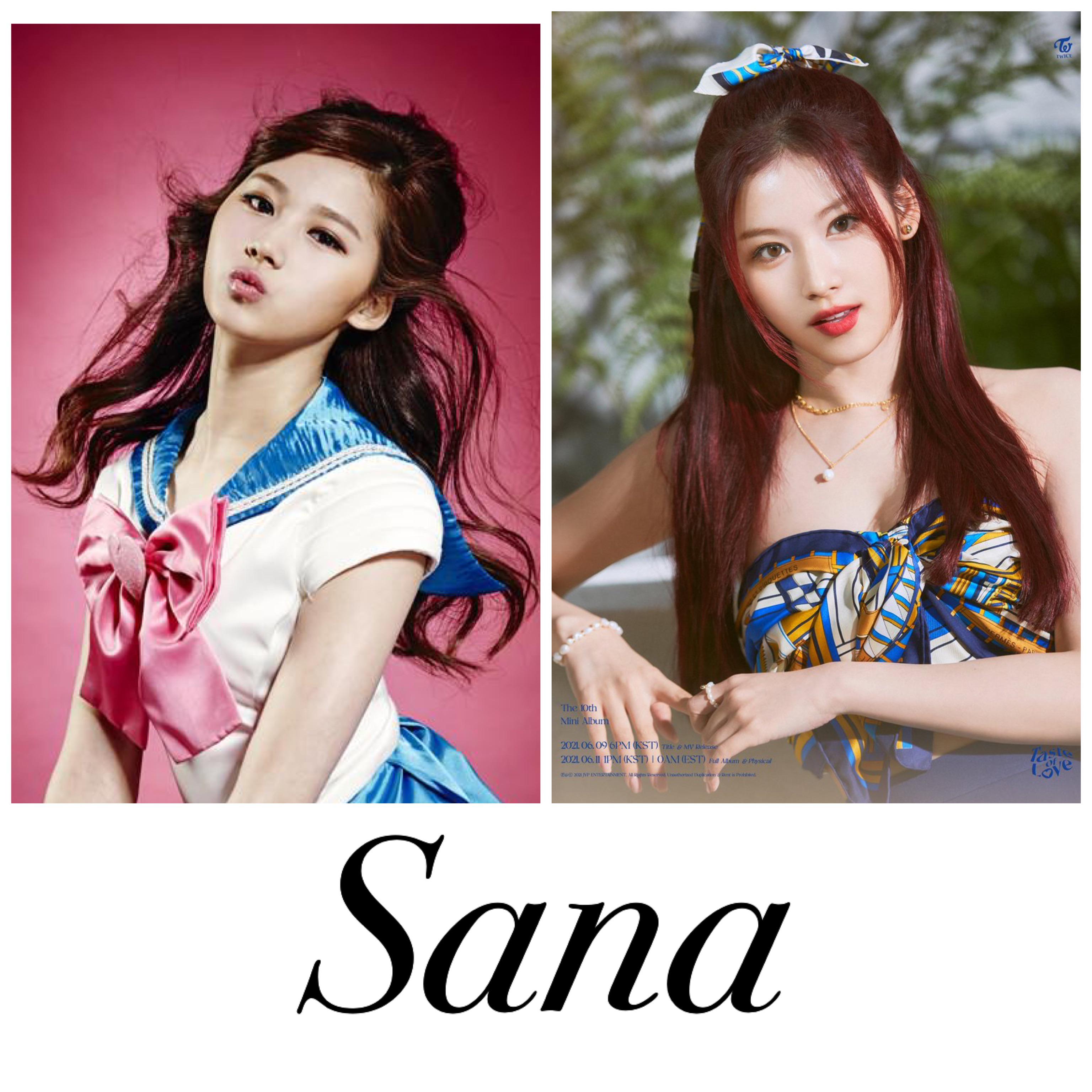 Sana Sixteen then and now r/sana