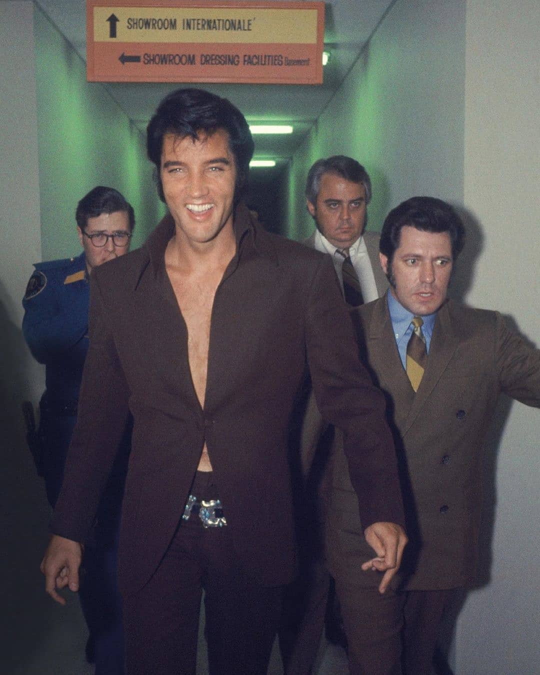 Elvis Presley at The International Hotel in Las Vegas 1969
