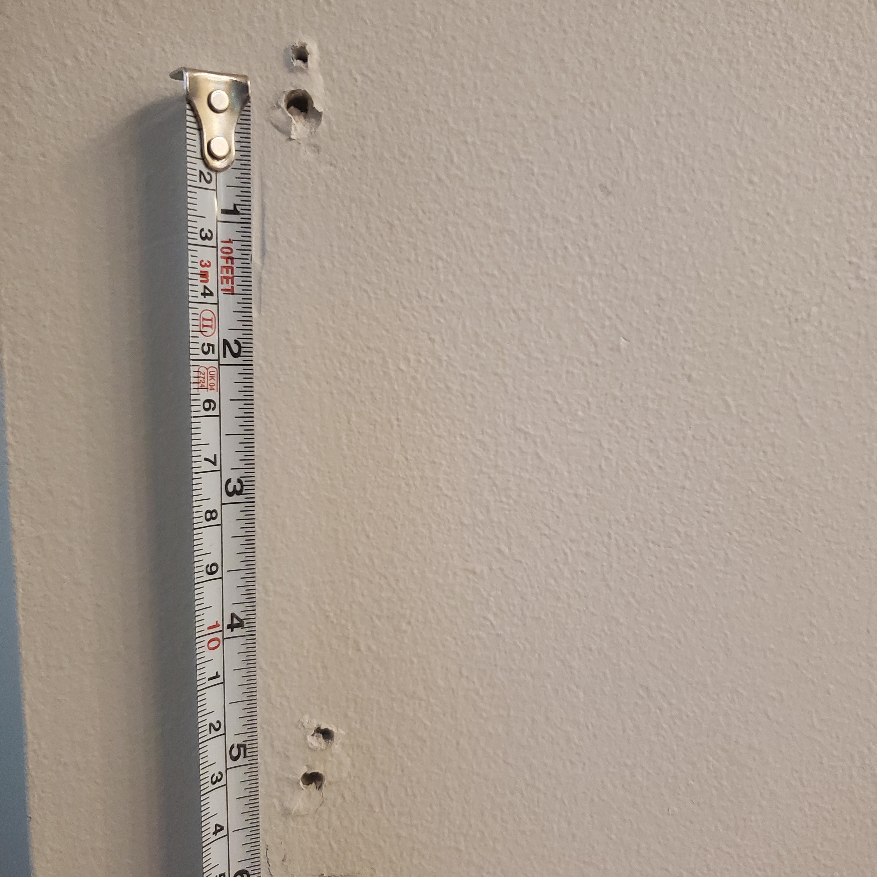 Overloaded a shelf that was mounted on drywall. How do I mount it again