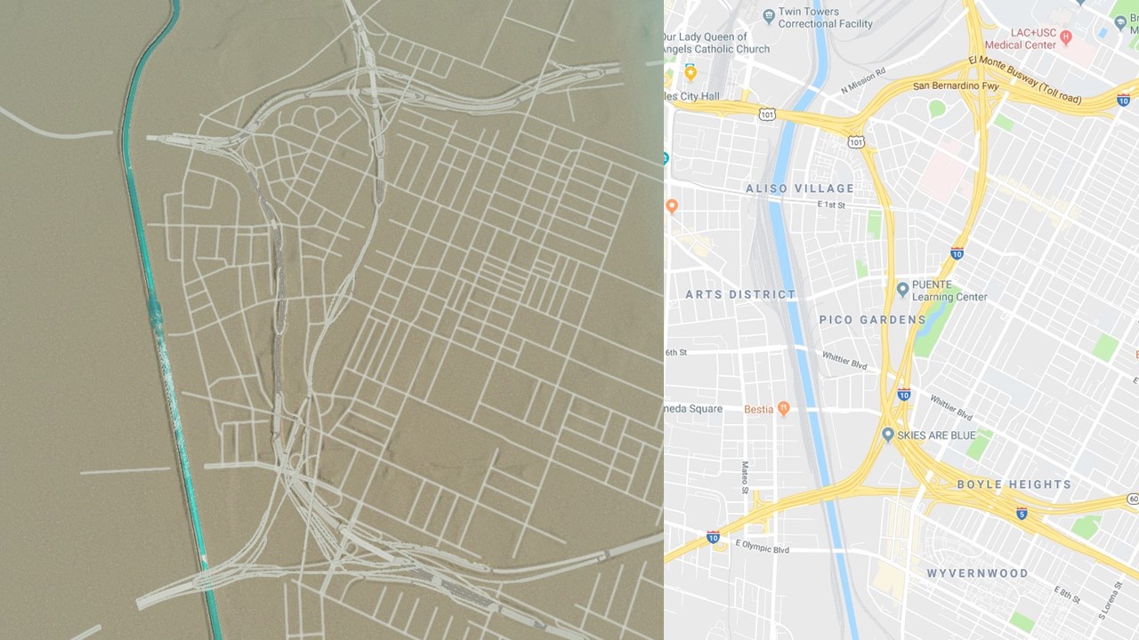 Complete East Los Angeles Interchange 11 Scale r/CitiesSkylines