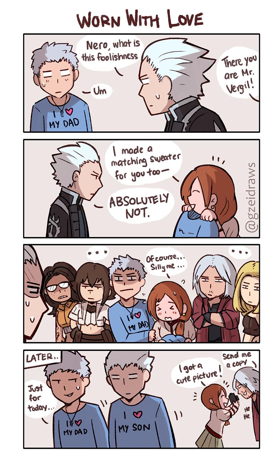 Vergil's Motivational Life; Gift from Kyrie by Gzei