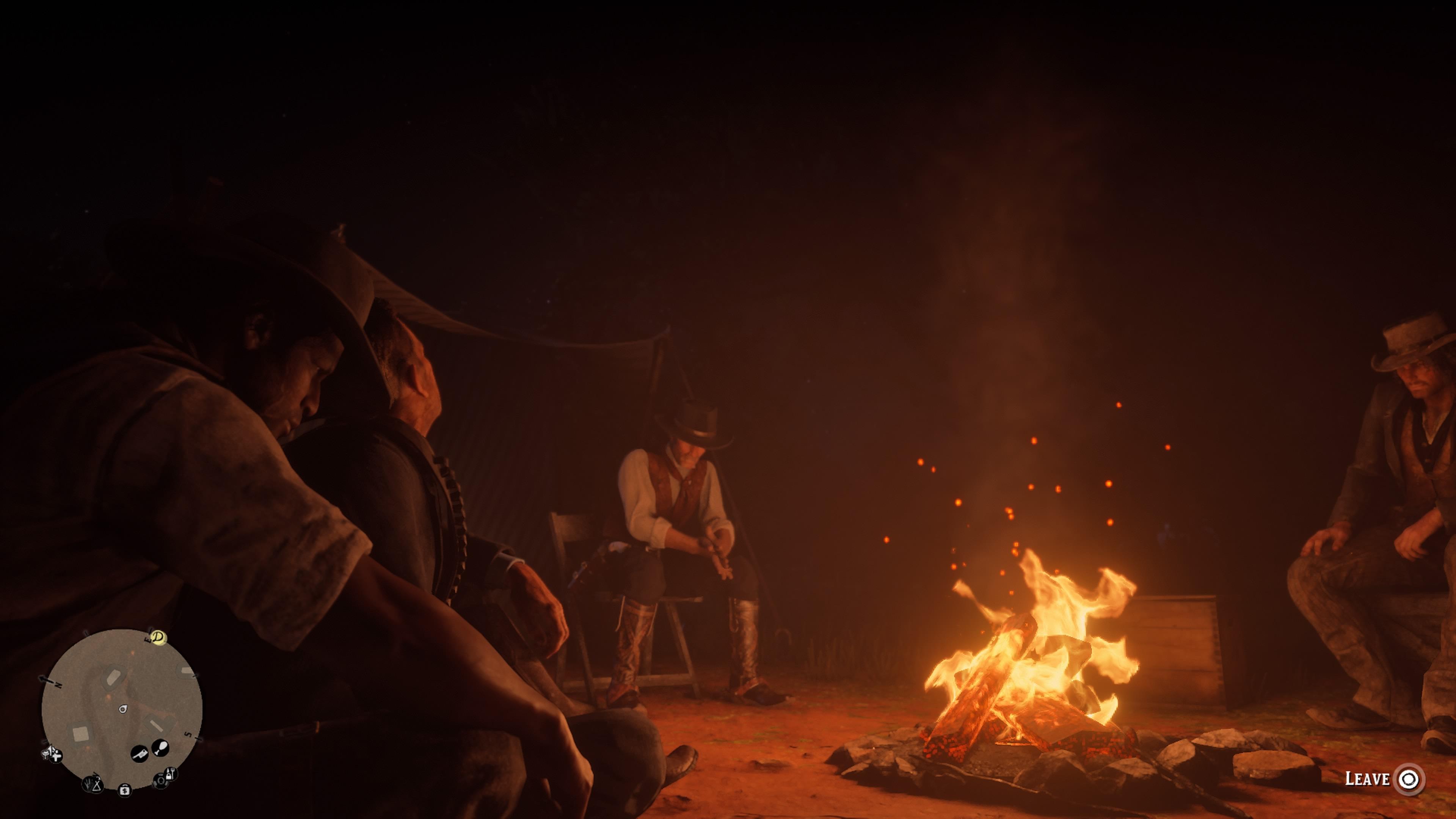 Arthur and Charles enjoying their company by the fire r/reddeadredemption