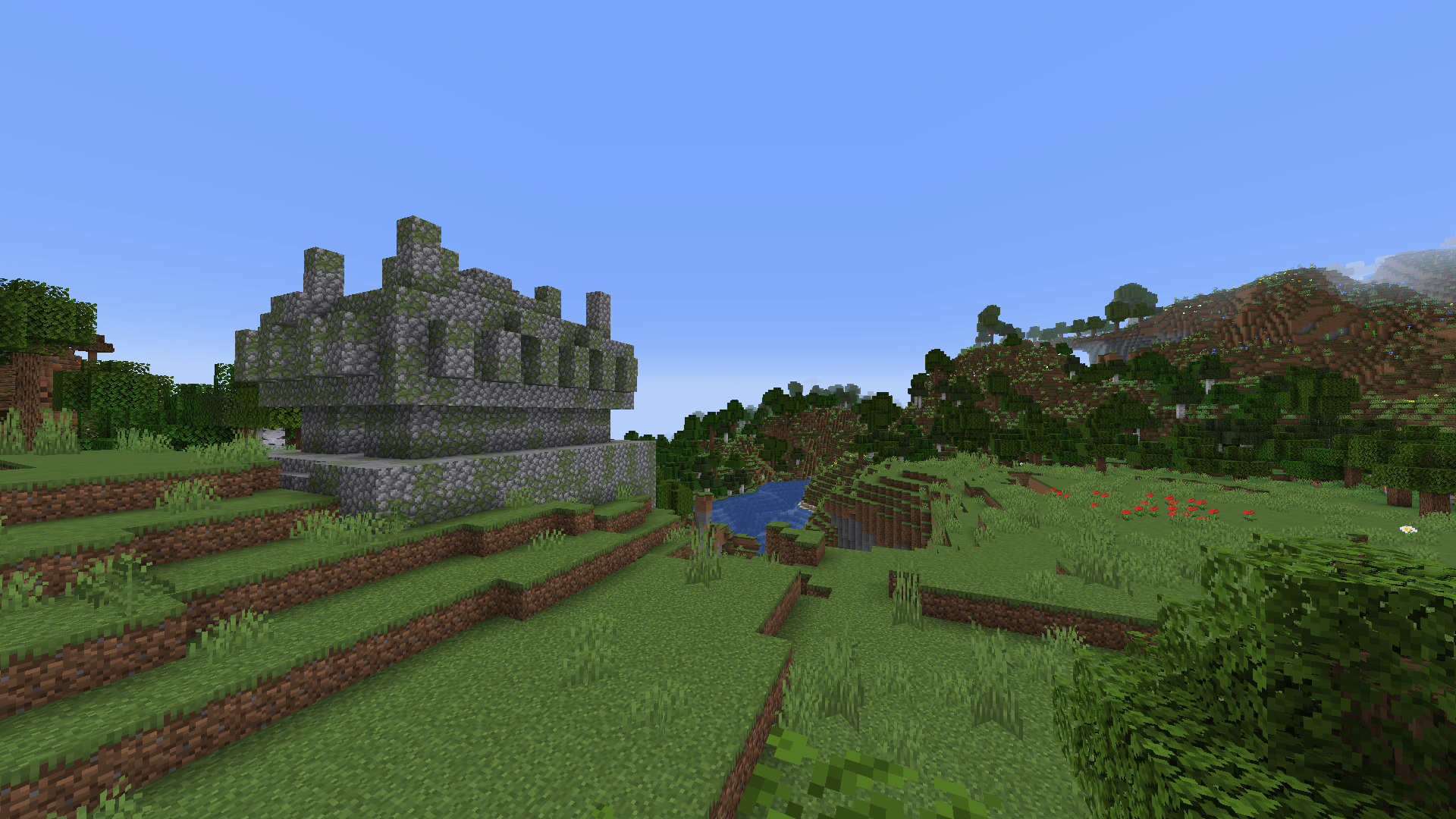 Found a jungle temple hundreds of blocks away from the nearest jungle