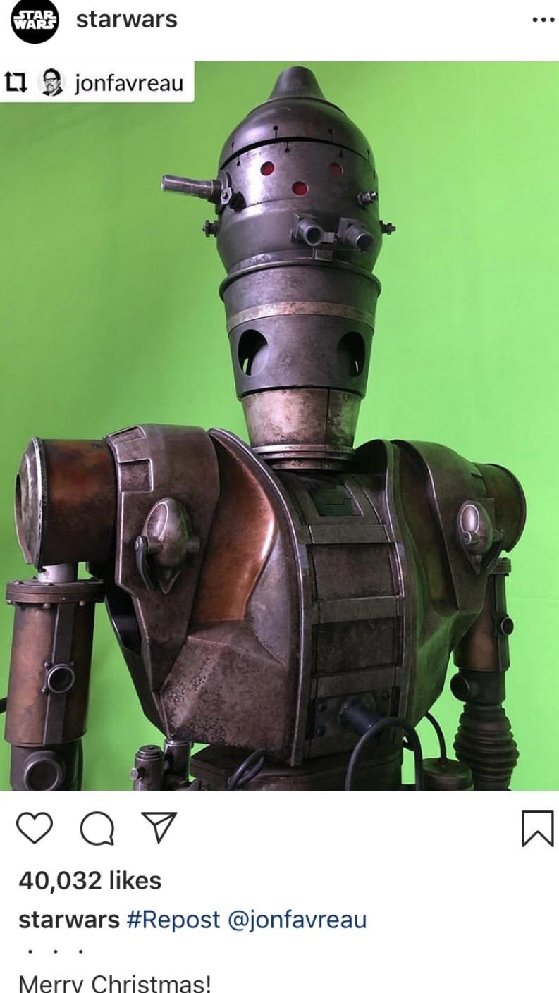 First Look at IG88 from the show ‘The Mandalorian’ StarWars