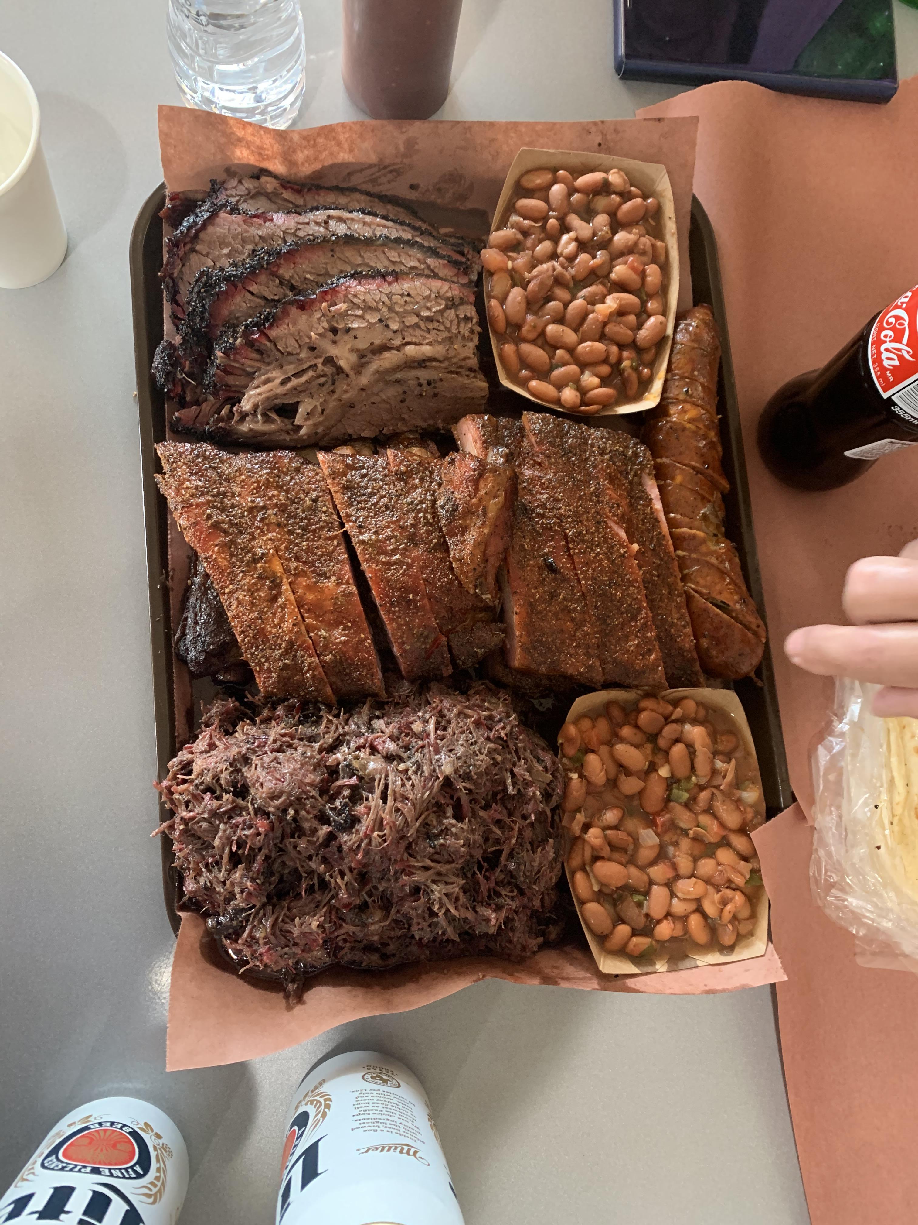 Zavala’s BBQ Grand Prairie, Tx (with complementary beer) r/BBQ