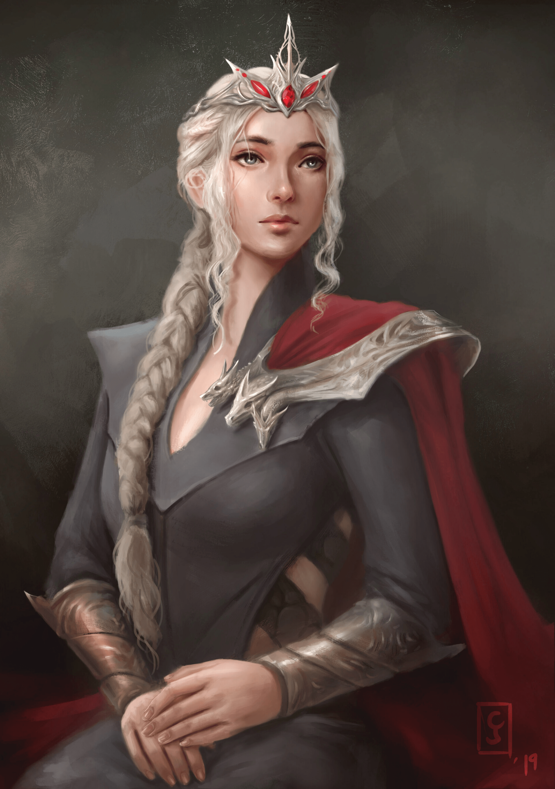 Daenerys Targaryen (GOT fanart) by Clark Ocleasa r/ImaginaryWesteros
