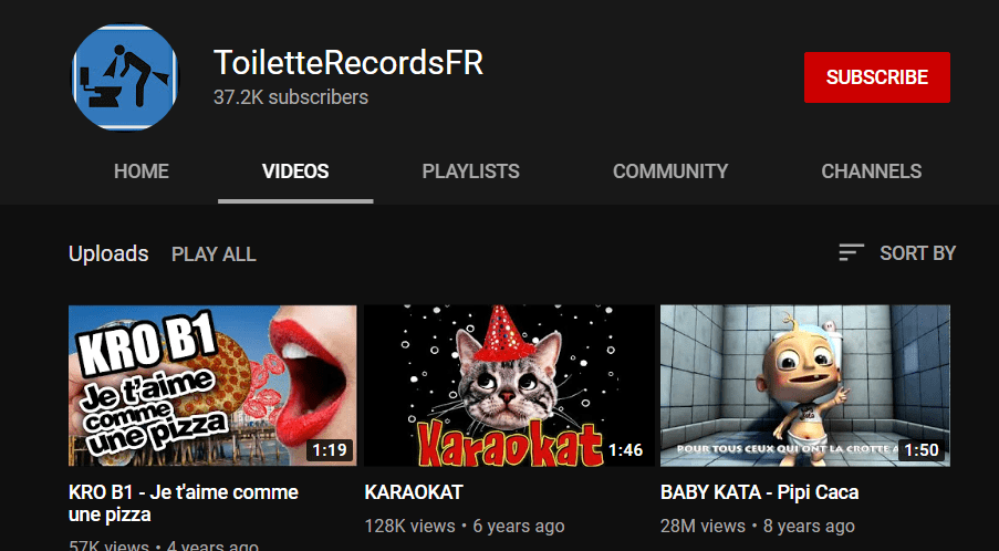 Baby Kata has been removed from YouTube BabyKata
