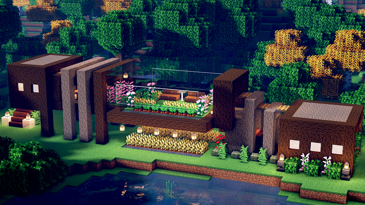 Indoor garden minecraft