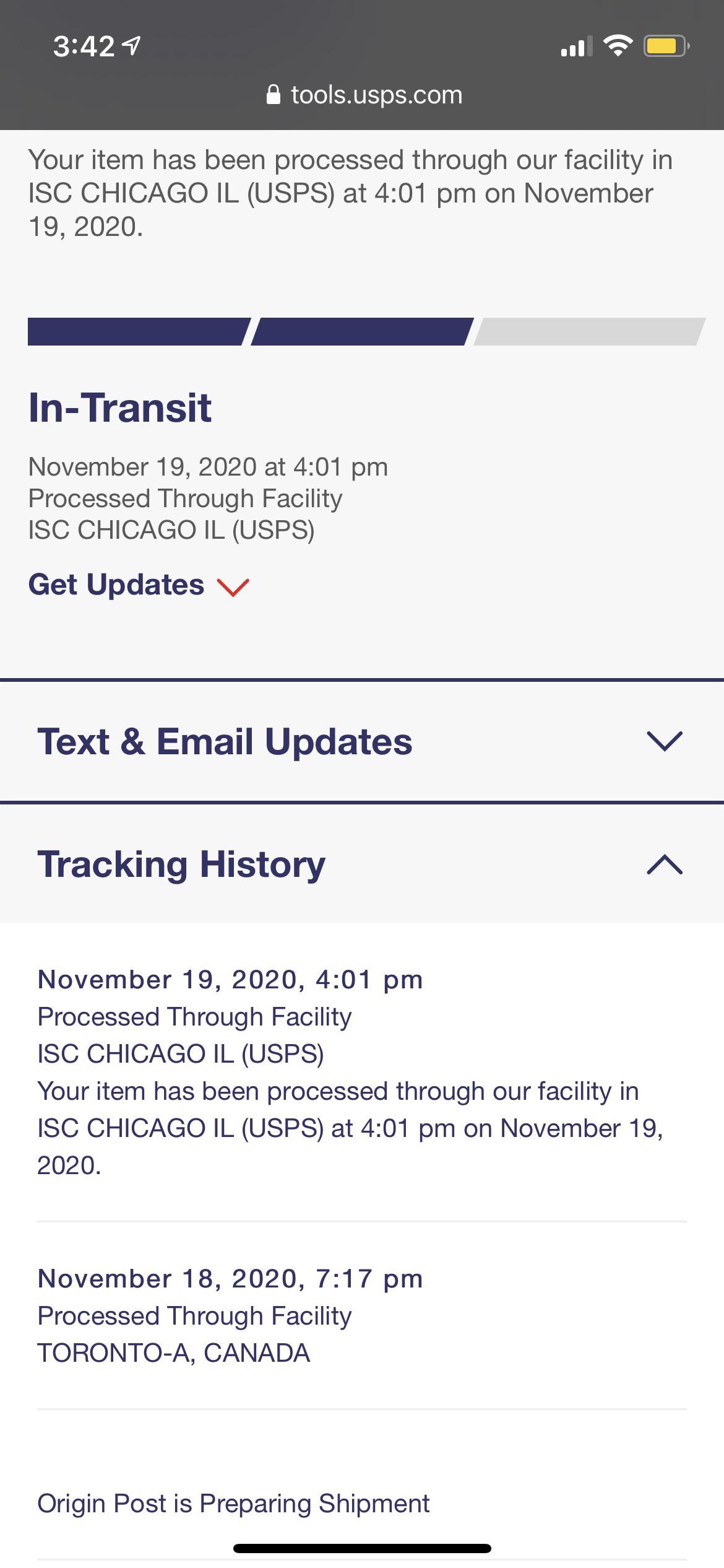 ISC Chicago South Building (USPS), Illinois IL (+1 3129838403)