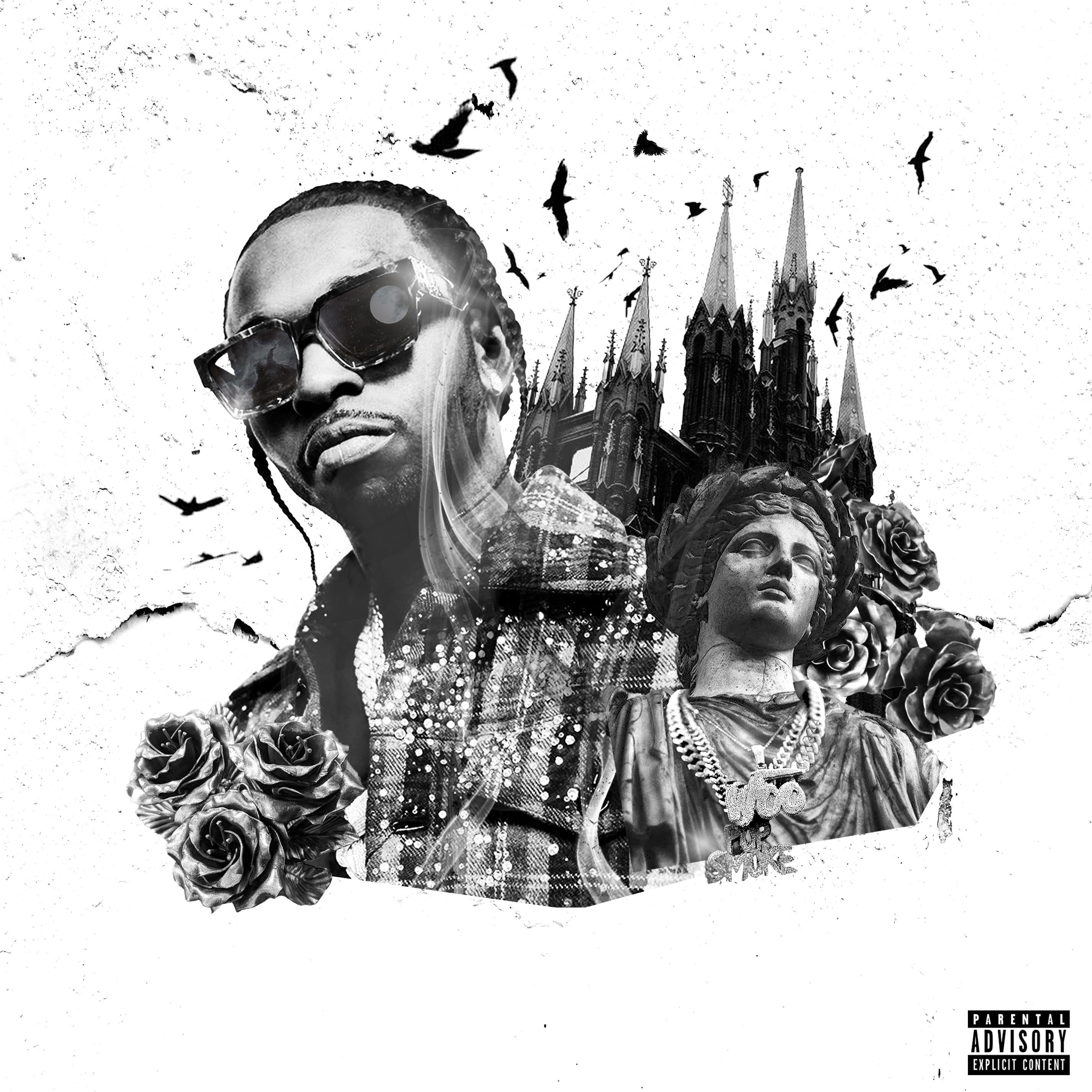 POP SMOKE SHOOT FOR THE STARS, AIM FOR THE MOON r/freshalbumart