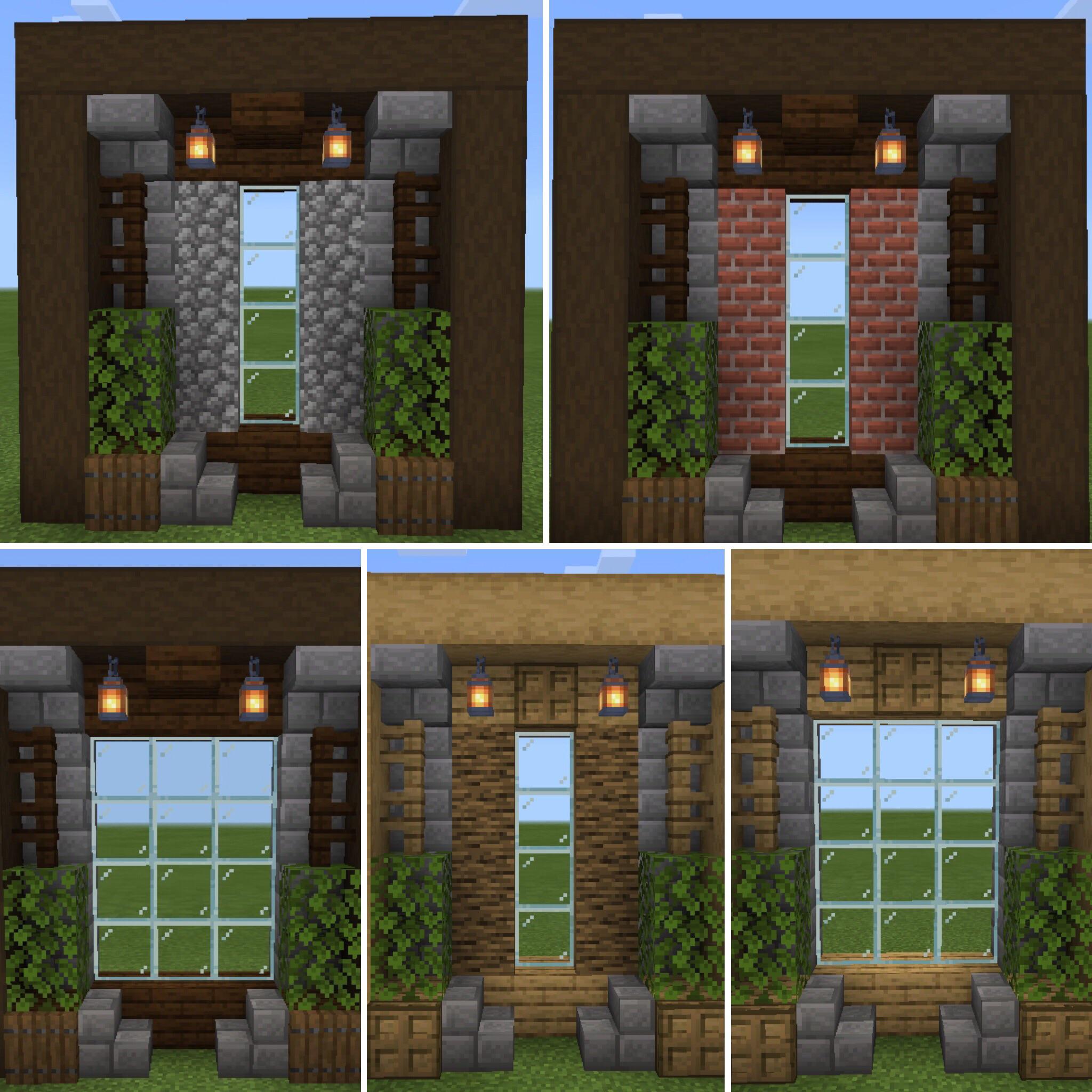 Oak House Design Minecraft Rumah Joglo Limasan Work
