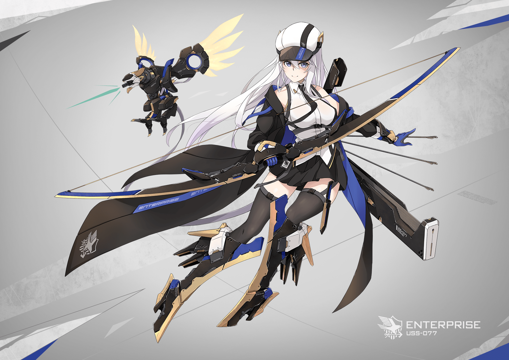 Enterprise Retrofit would be the GER of Azur Lane AzureLane
