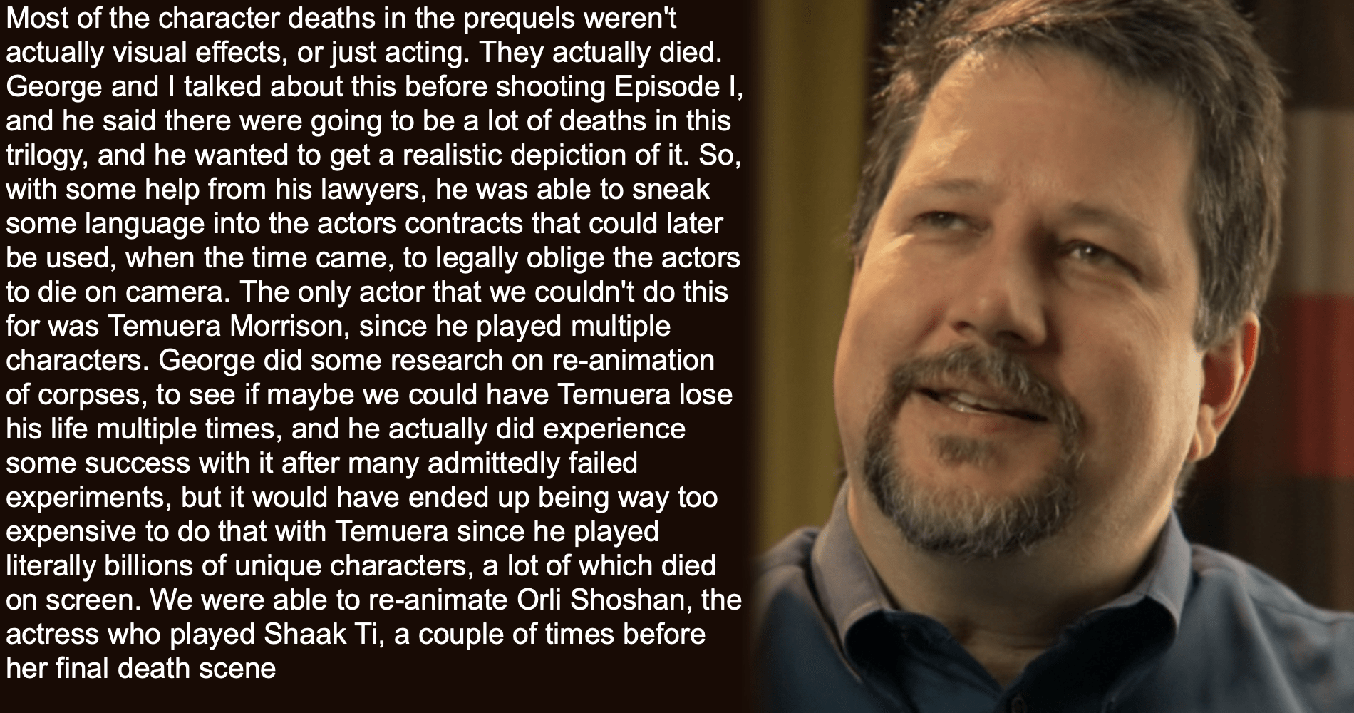 A rare John Knoll quote