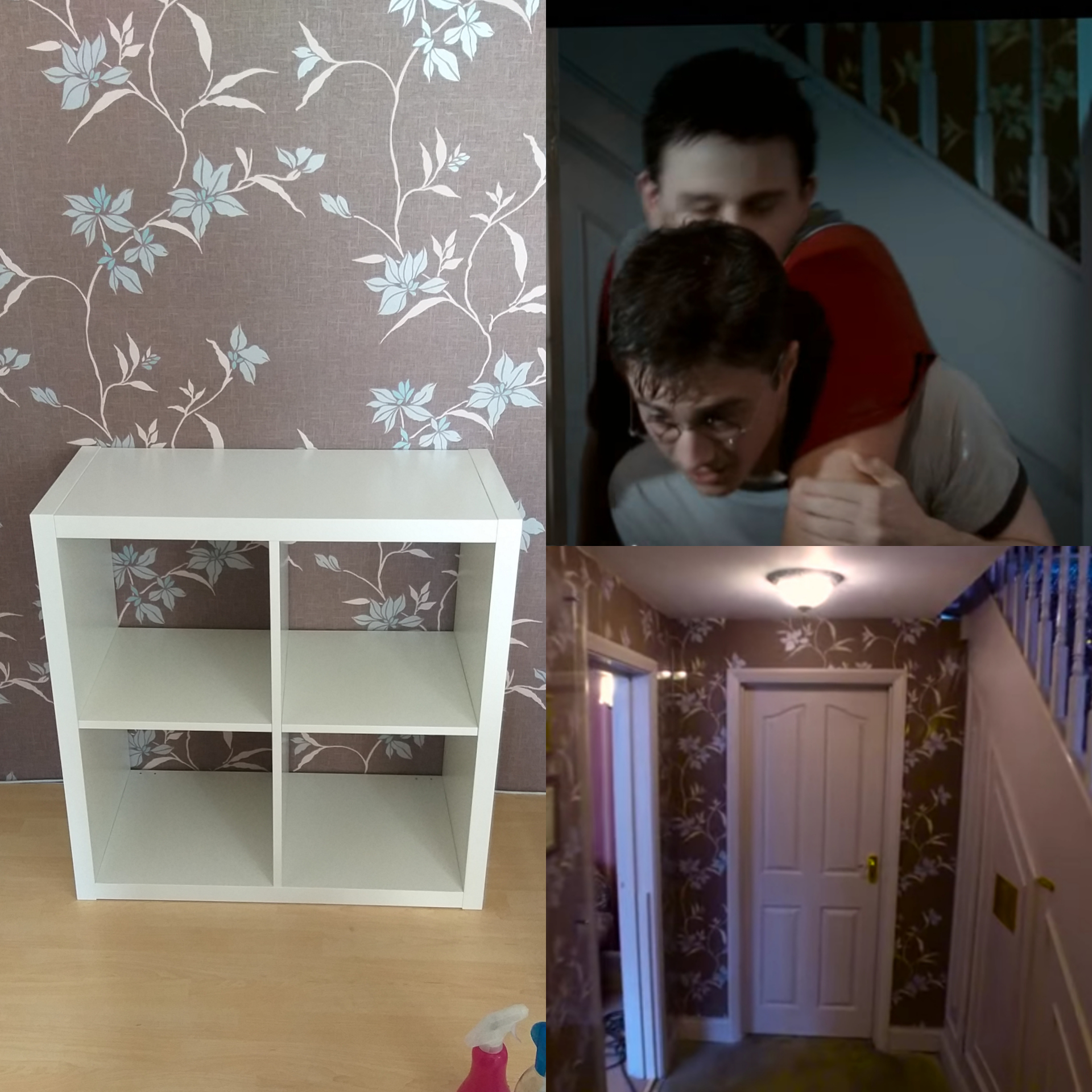 I have lived in a room with the same wallpaper as the Dursleys and