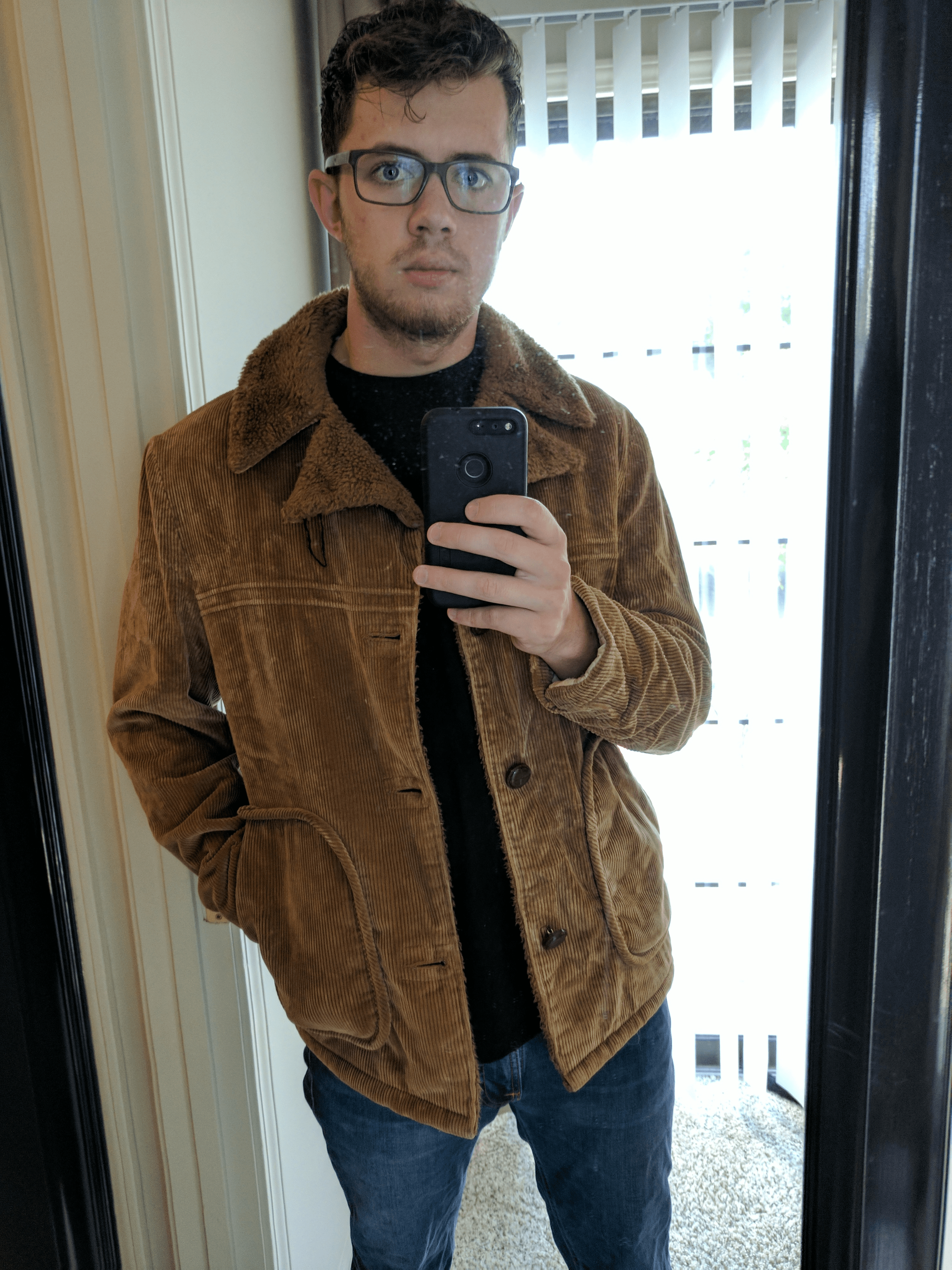 Picked up this vintage corduroy jacket from the Goodwill Outlet in KC