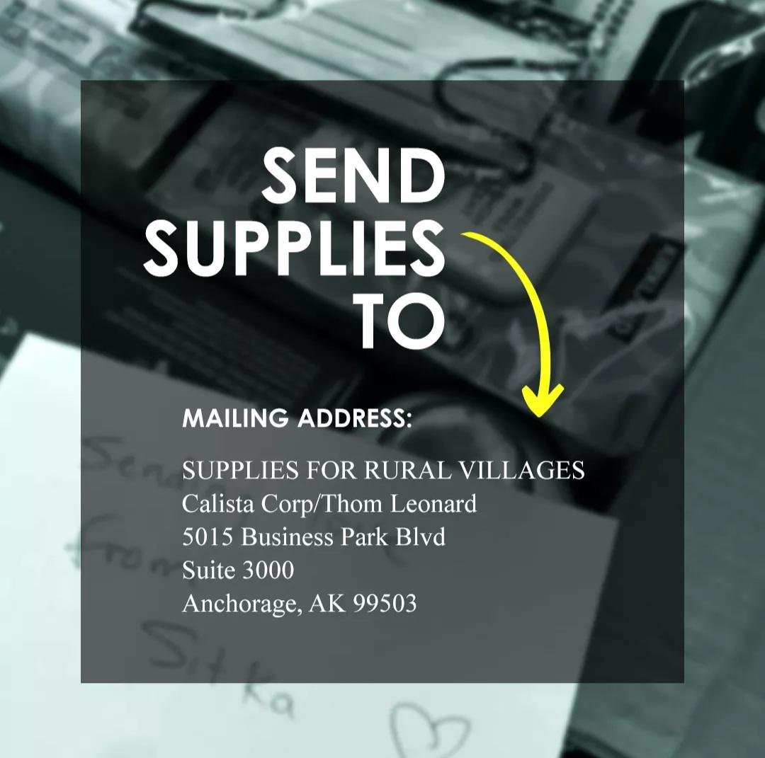 If you'd like to send aid to our rural Native villages in Alaska, here