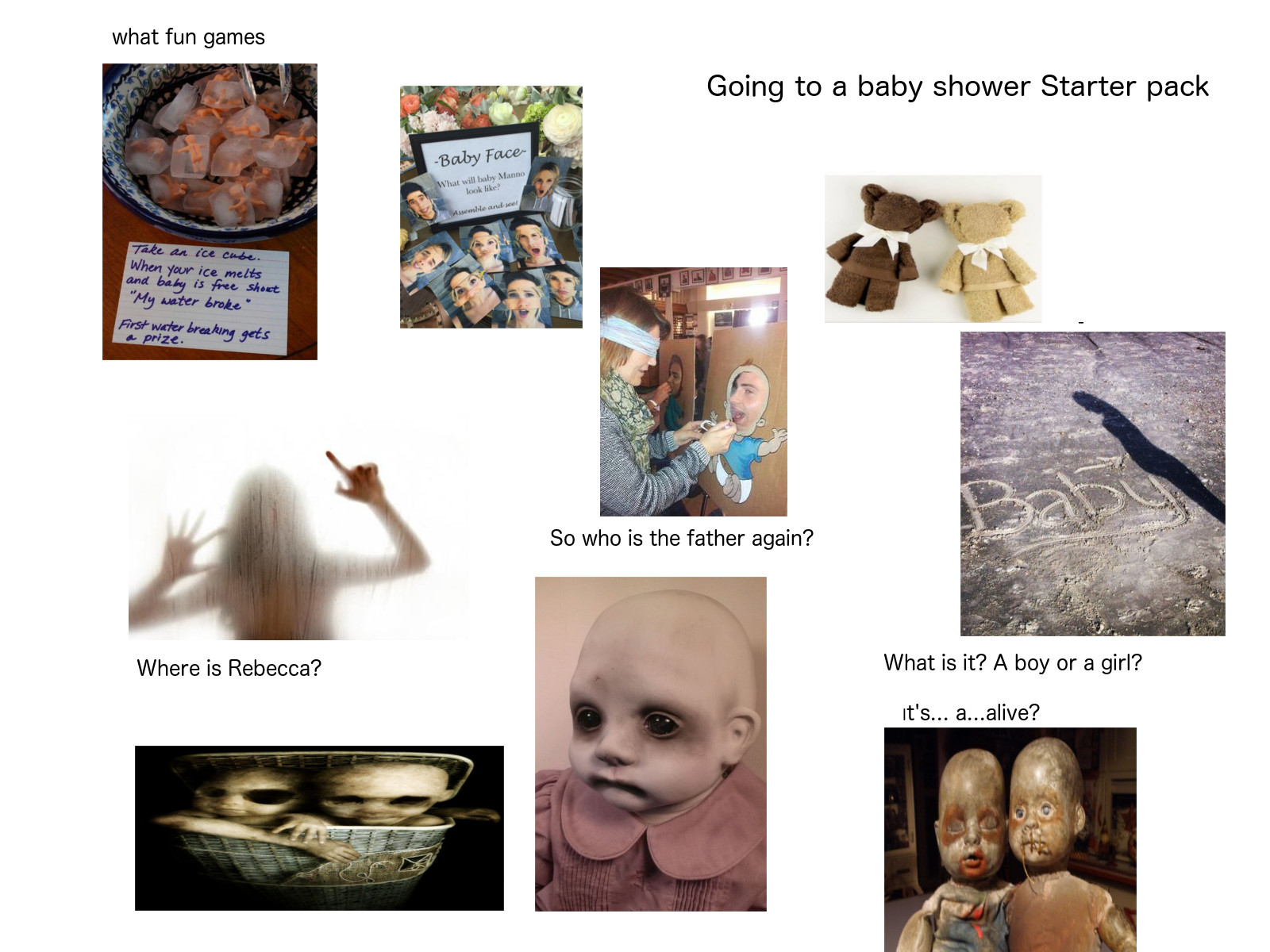 Baby Shower Starter Pack r/stopperpacks