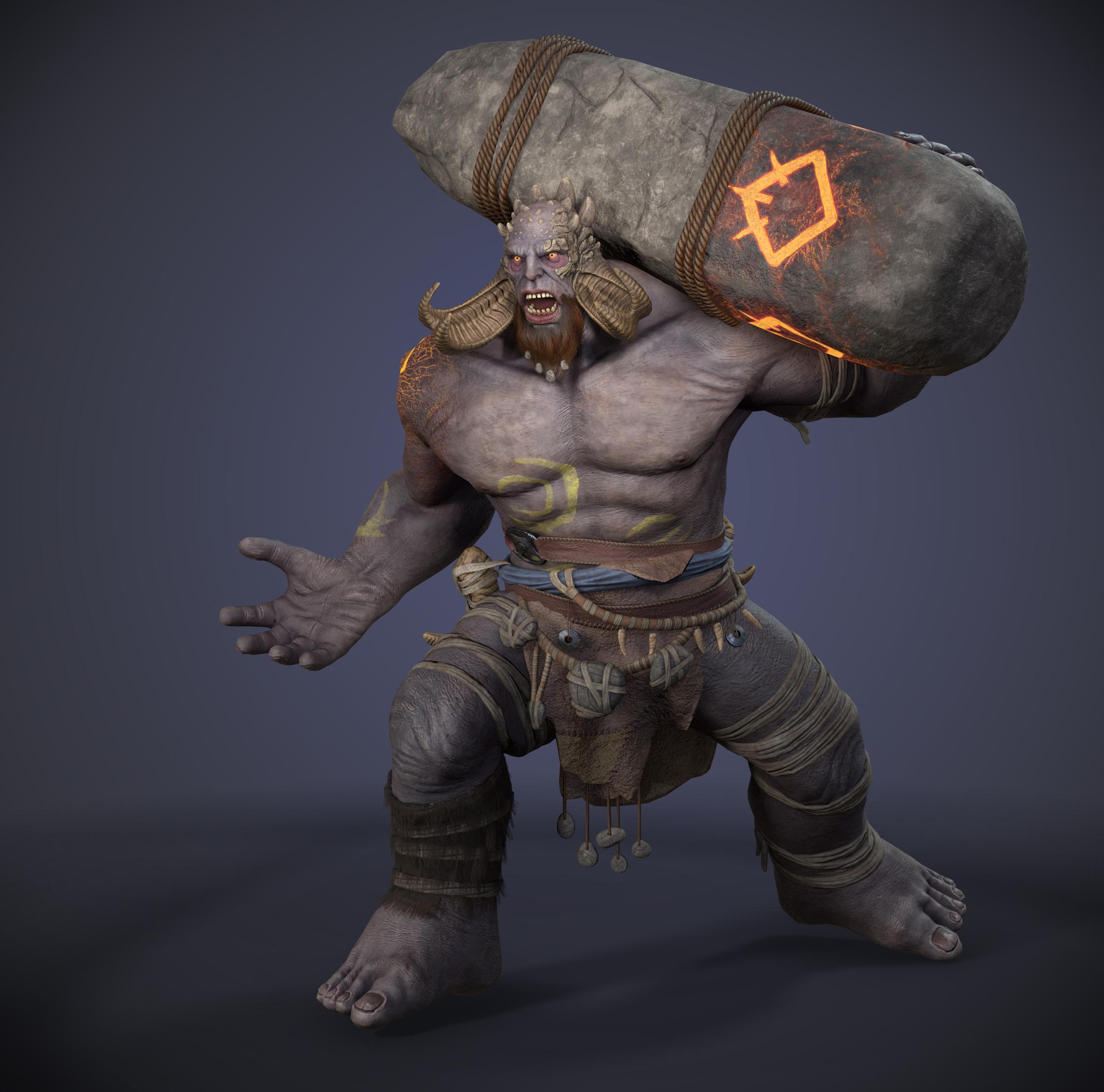 Troll from God of War r/blender