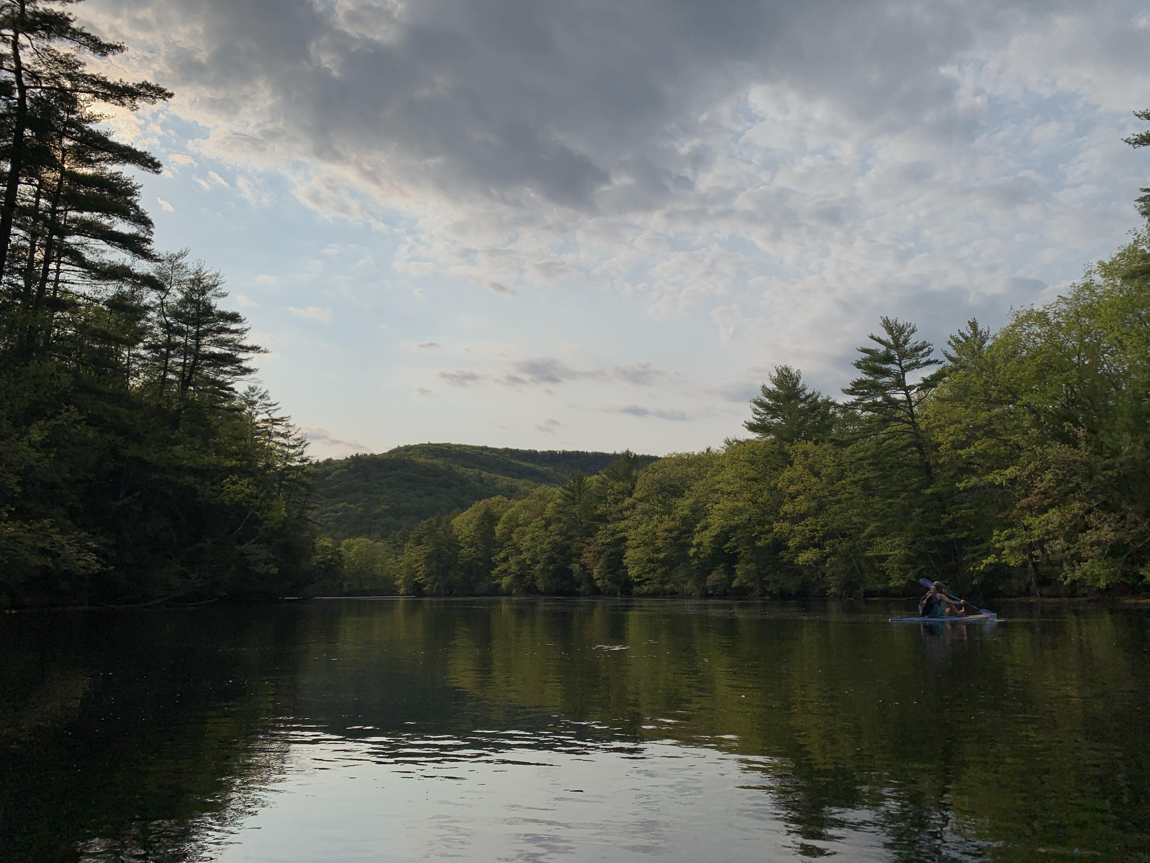 Floating the saco in Hiram. Talk about lazy river. r/Maine