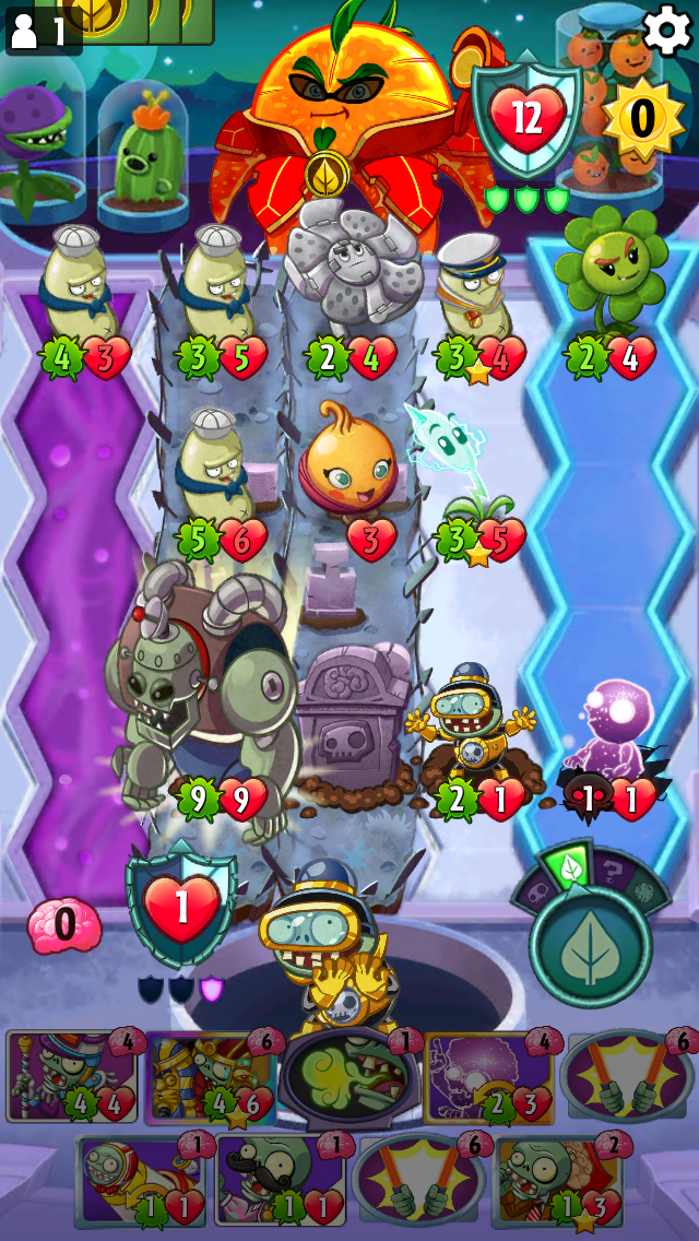 Game hoa quả nổi giận Plants vs. Zombies Heroes 1.36.42