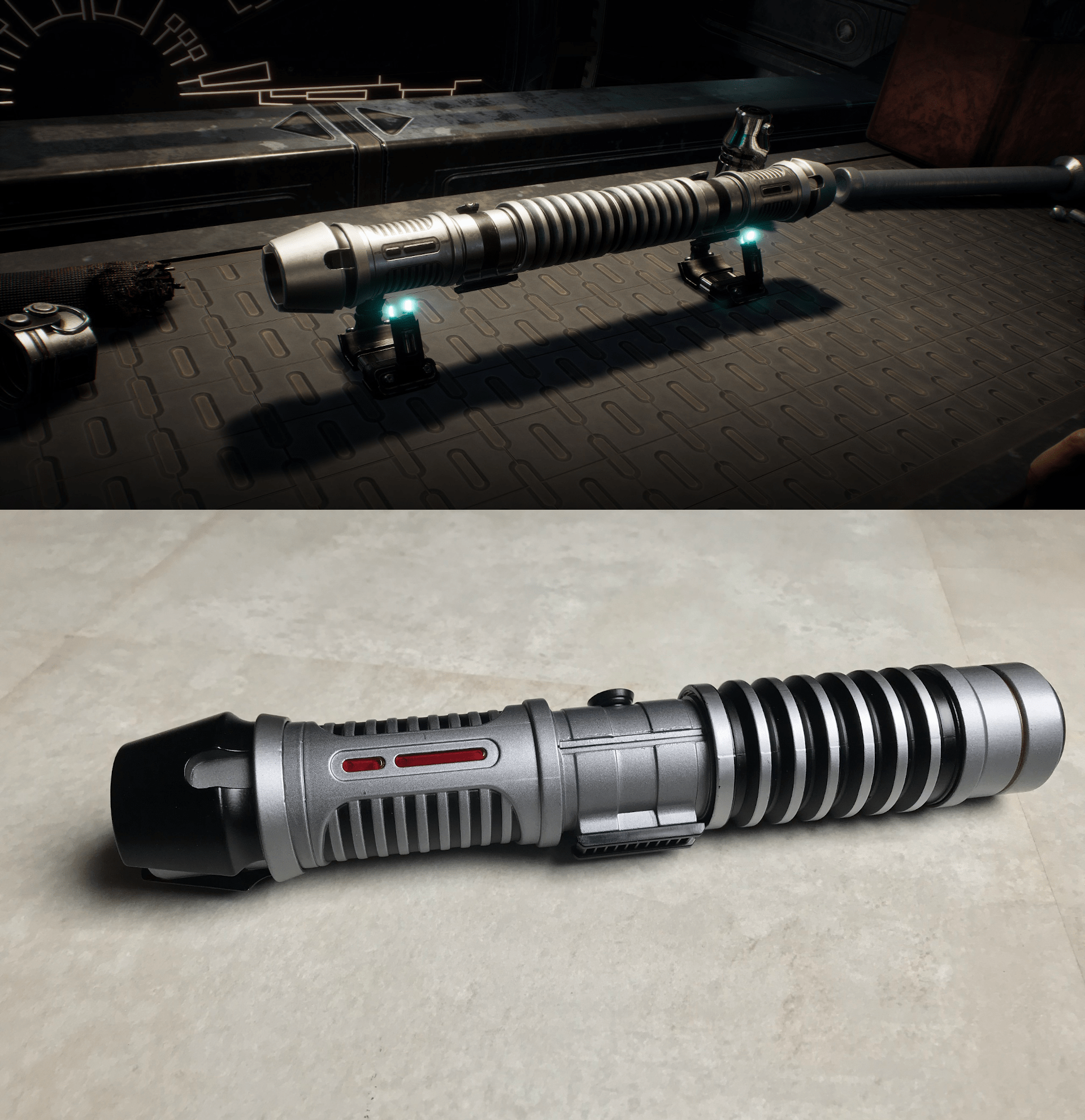 Recreated my Galaxy's Edge lightsaber in Jedi Fallen Order! r/StarWars