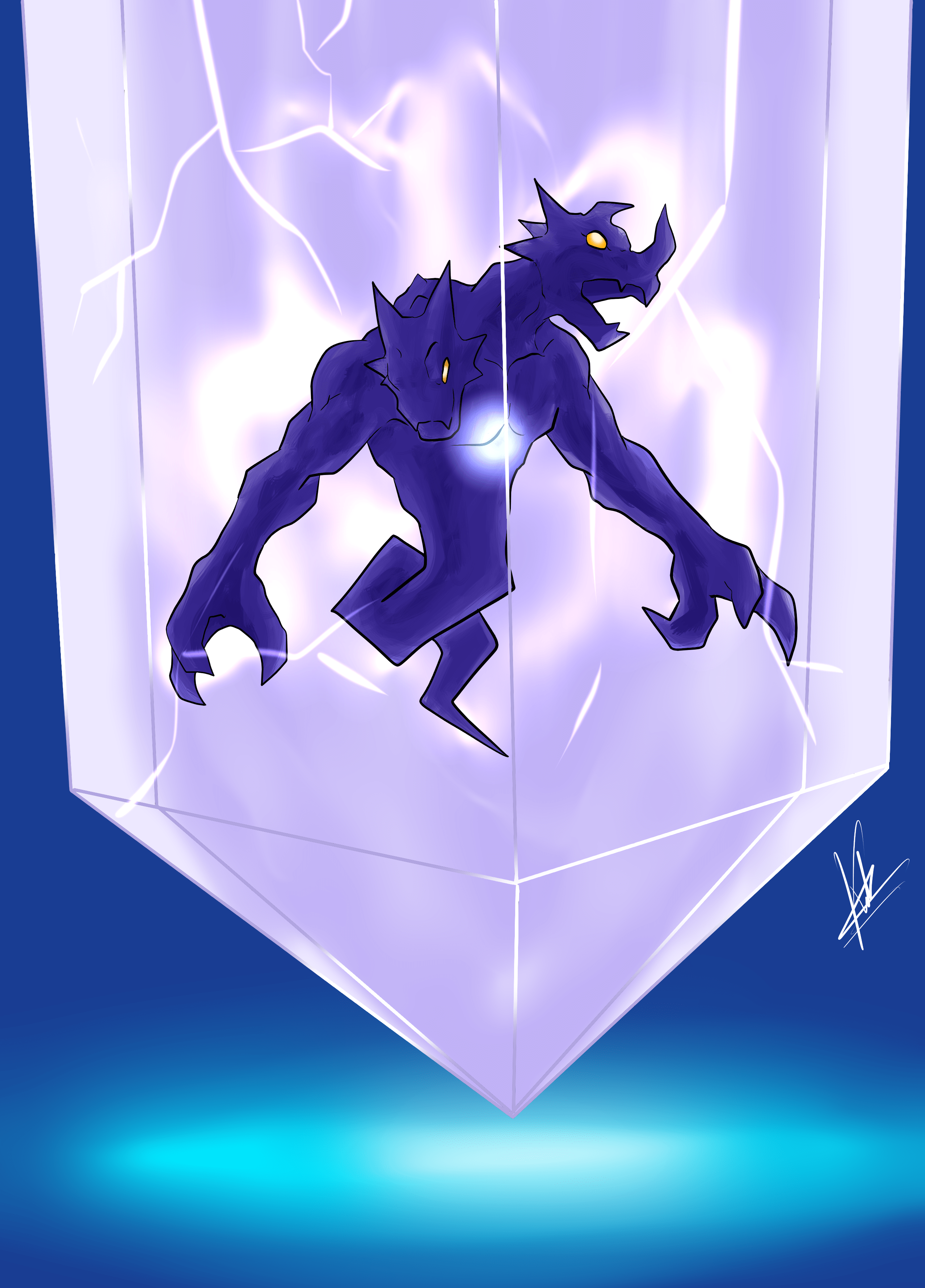 Moon=Millenniummon[Art by me] : r/digimon