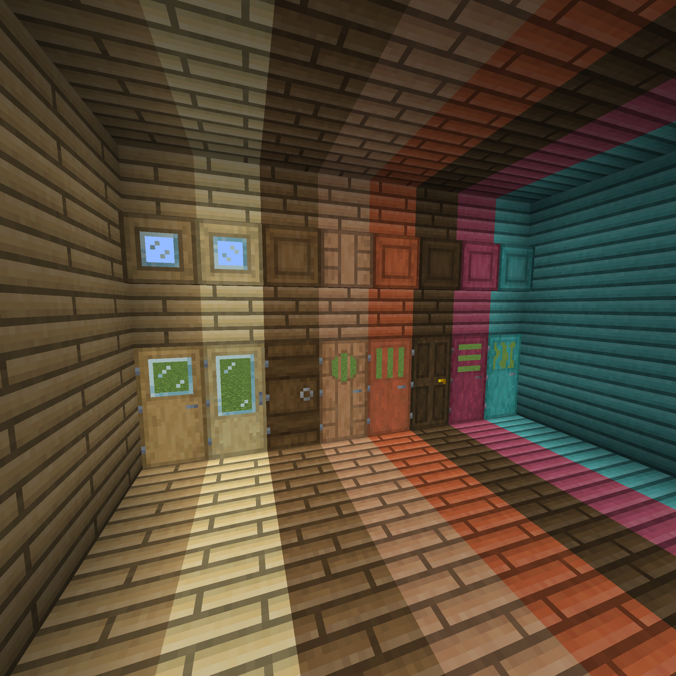 I redesigned Wood, Doors and Trapdoors for my resource pack! r/Minecraft