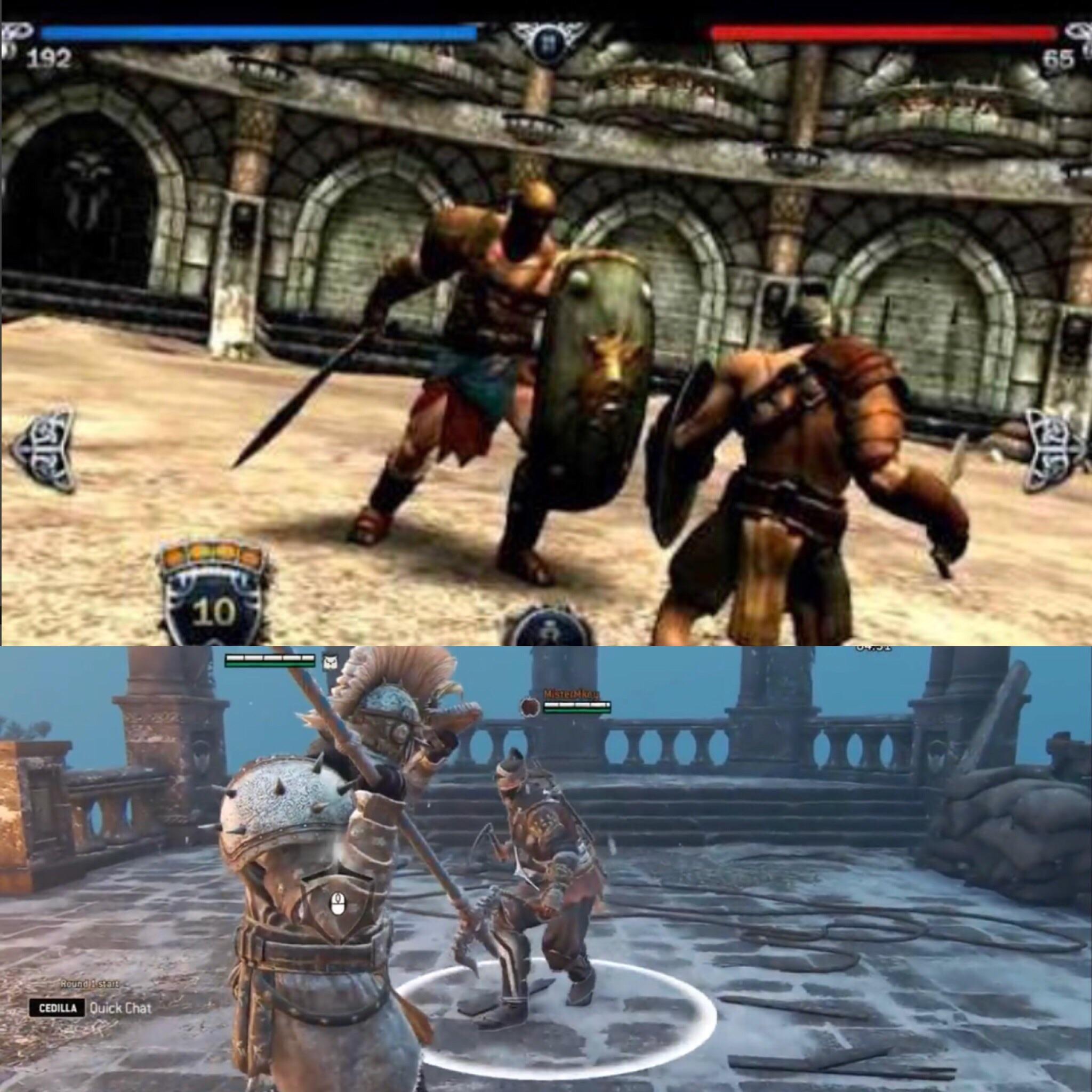 Anyone else remember playing Blood and Glory before For Honor? Or just