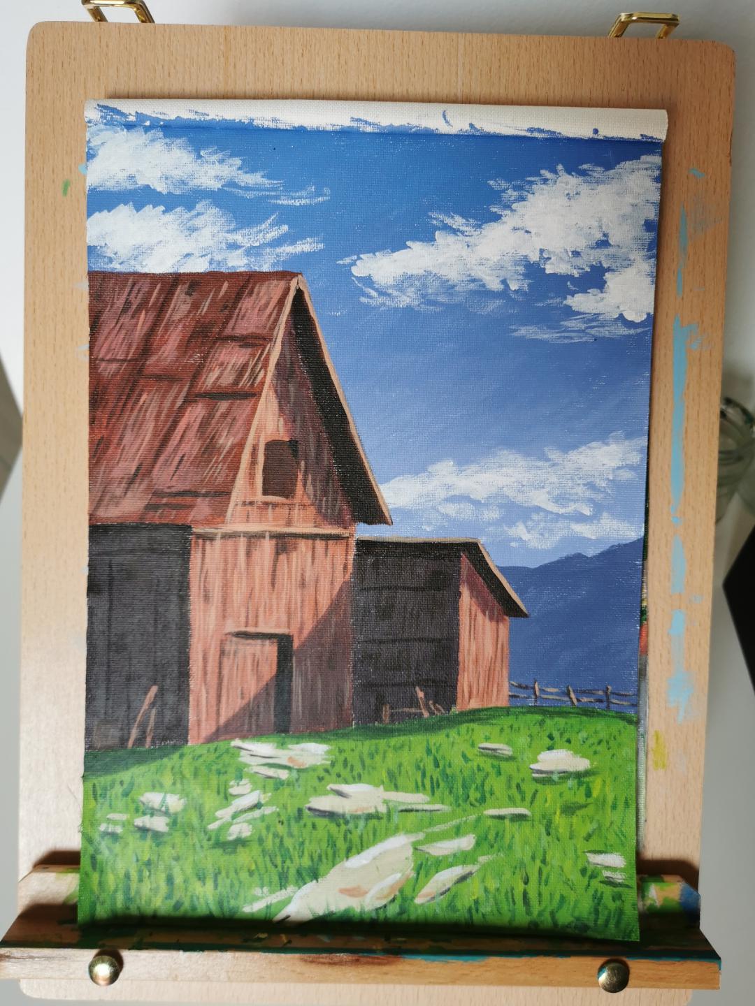 Acrylic on canvas sheet r/acrylicpainting