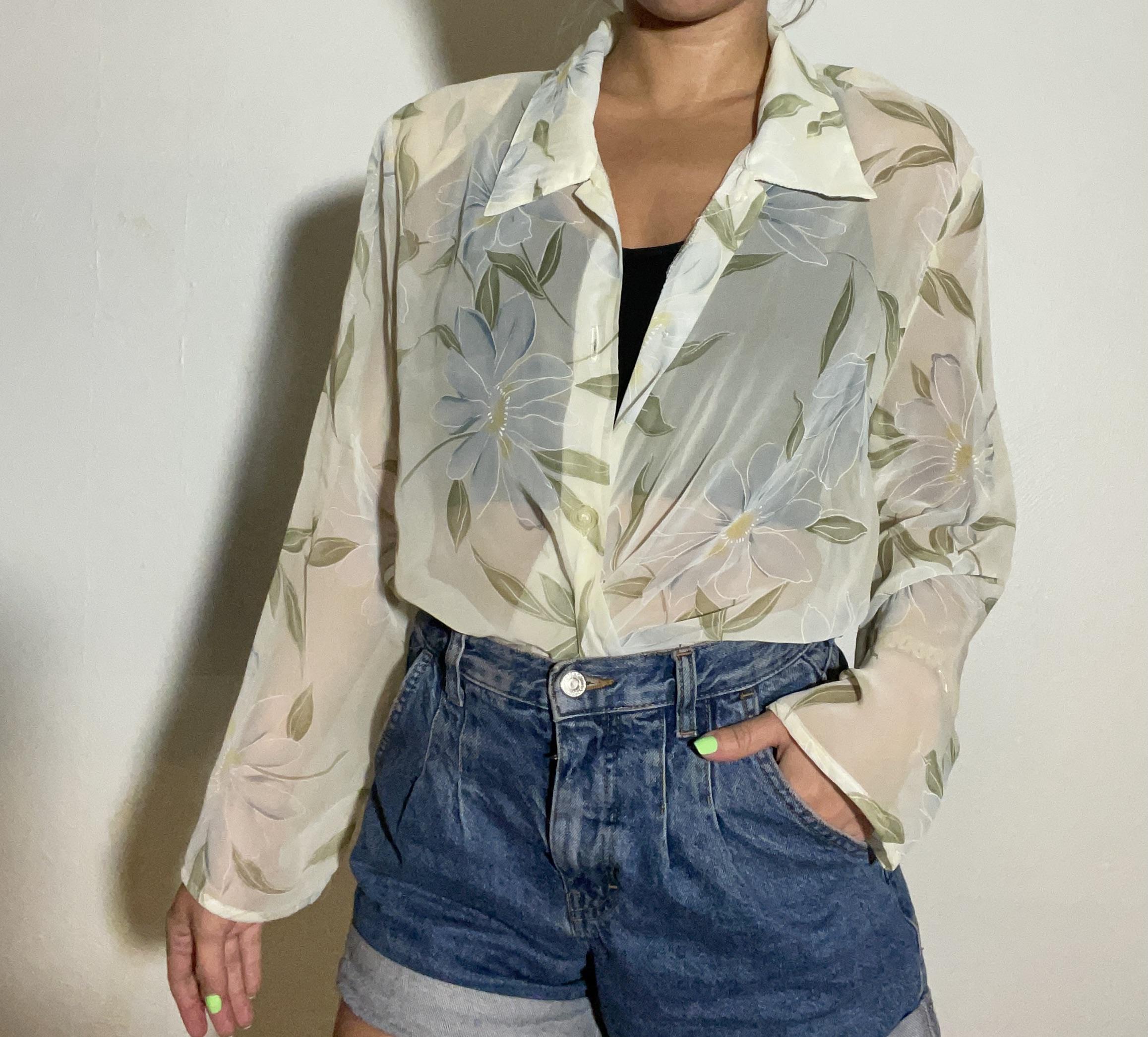 Back with another find I’m obsessed with, a sheer floral