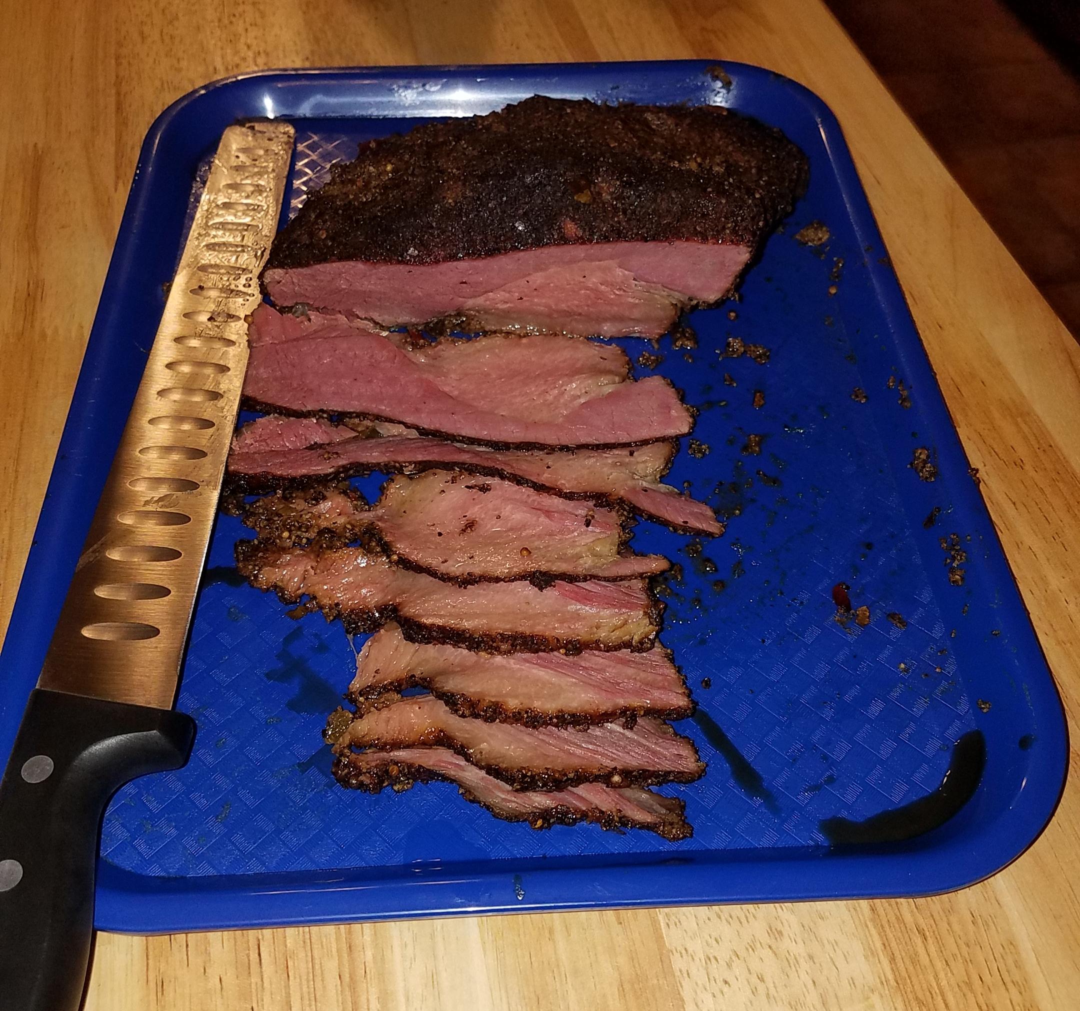 [Homemade] smoked pastrami. r/food