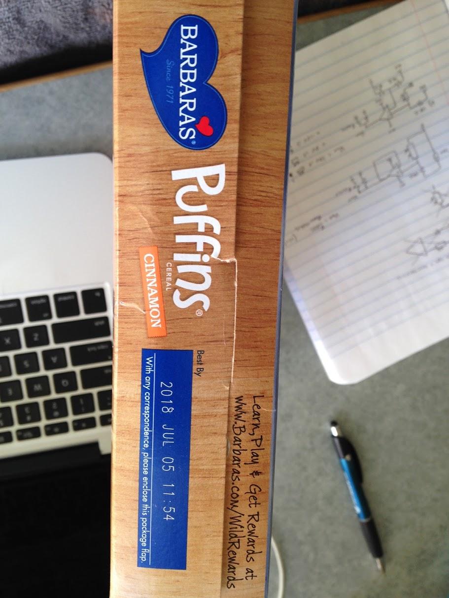 This Cereal Box's Expiration Date has the time. r/mildlyinteresting