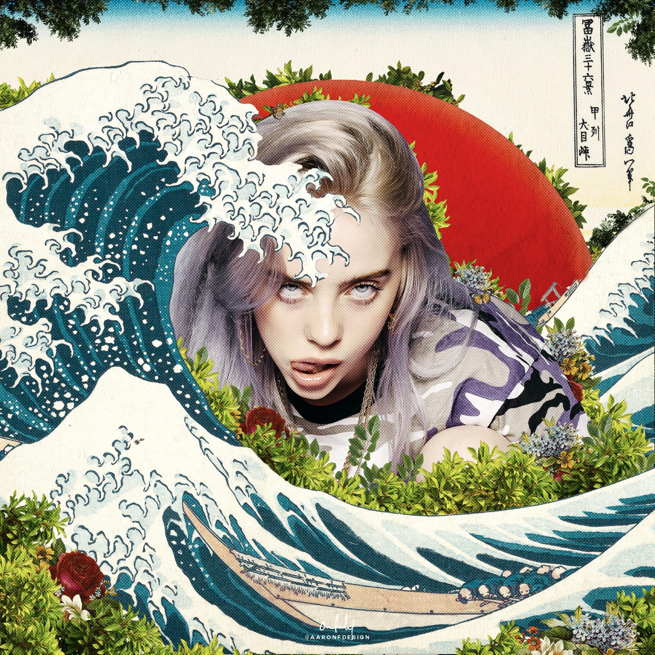 Billie Eilish ocean eyes. r/freshalbumart