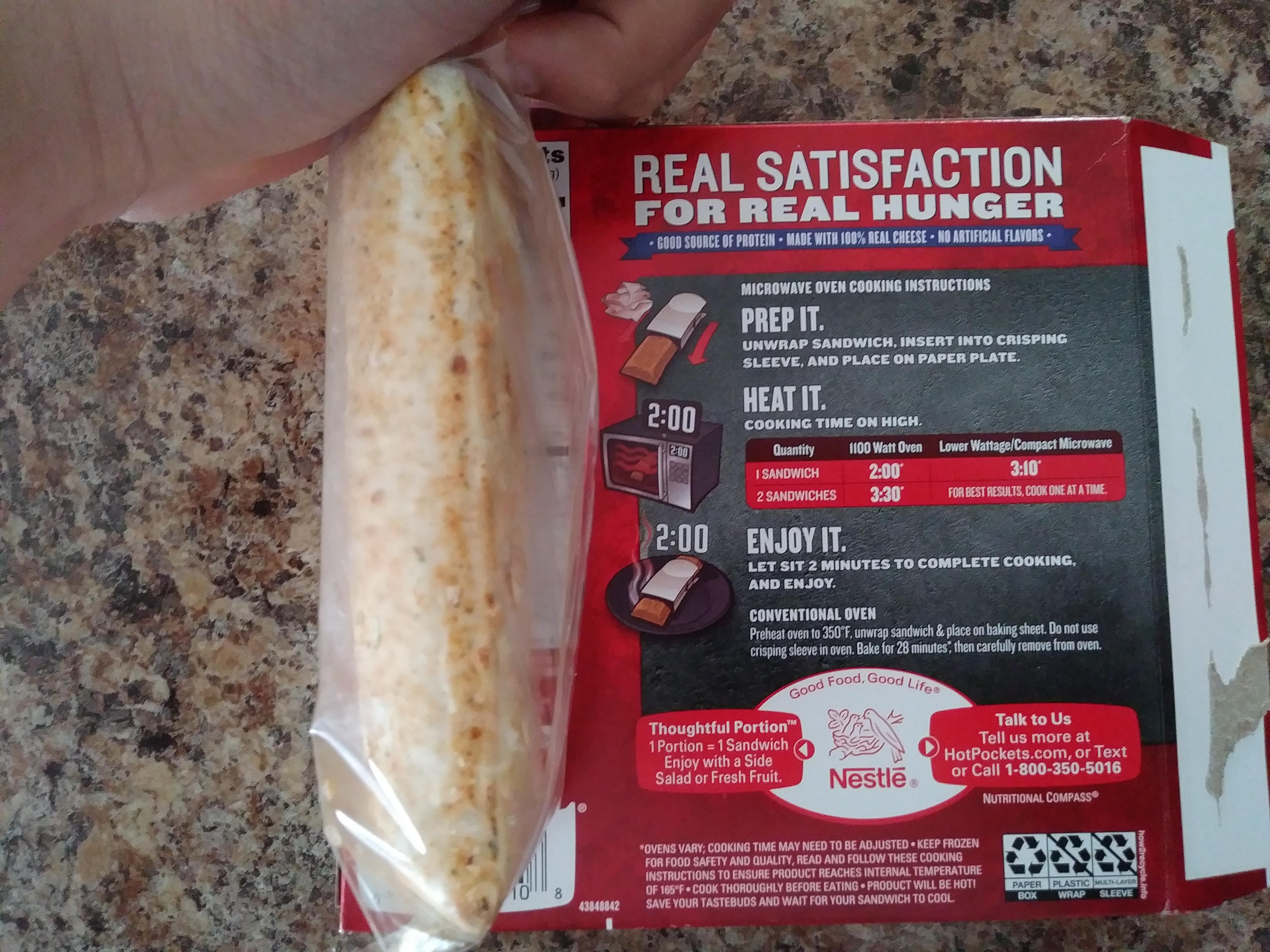 This Hot Pocket Didn't Come With A Crisping Sleeve. : R/Mildlyinteresting