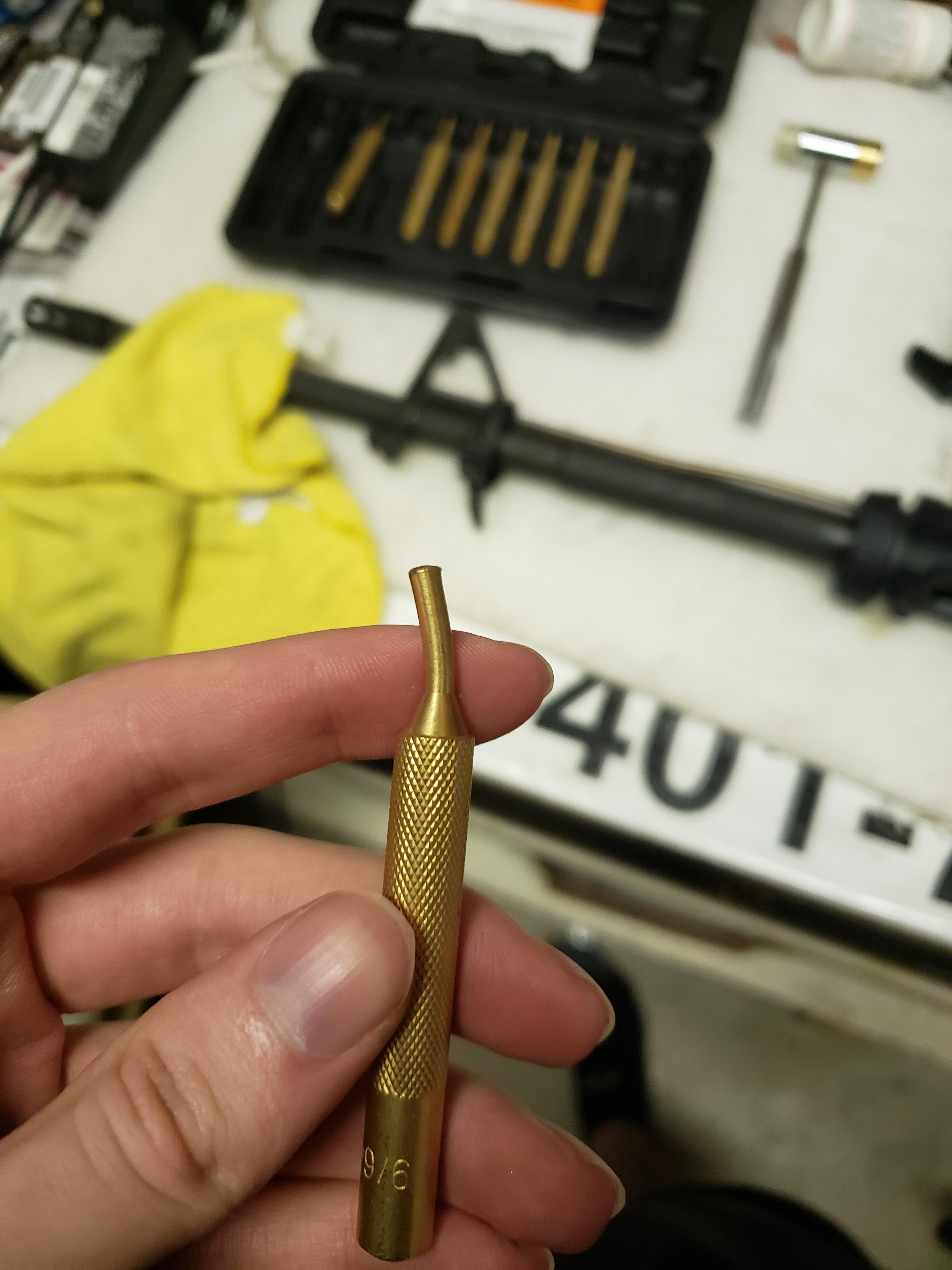 Just bought a new punch set to drive out the FSB pins, and this happens